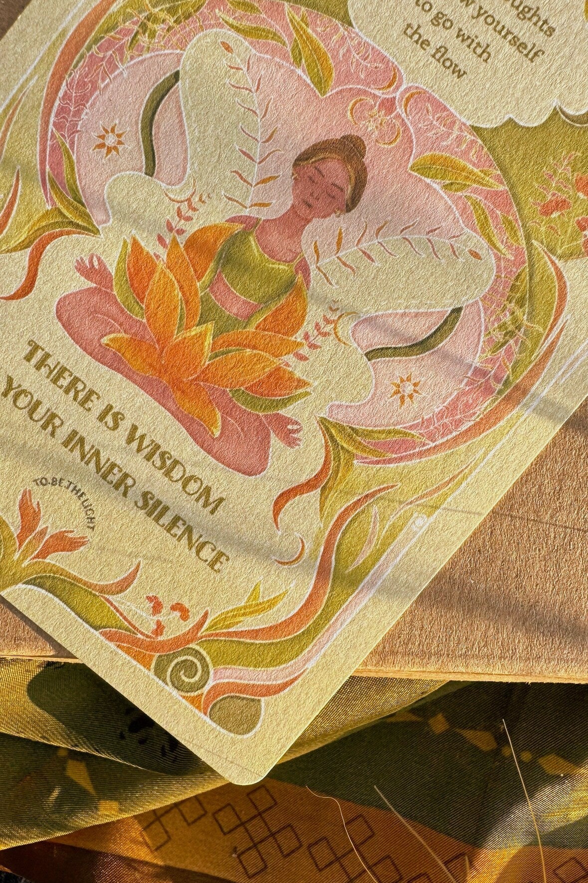 Self care affirmation postcard