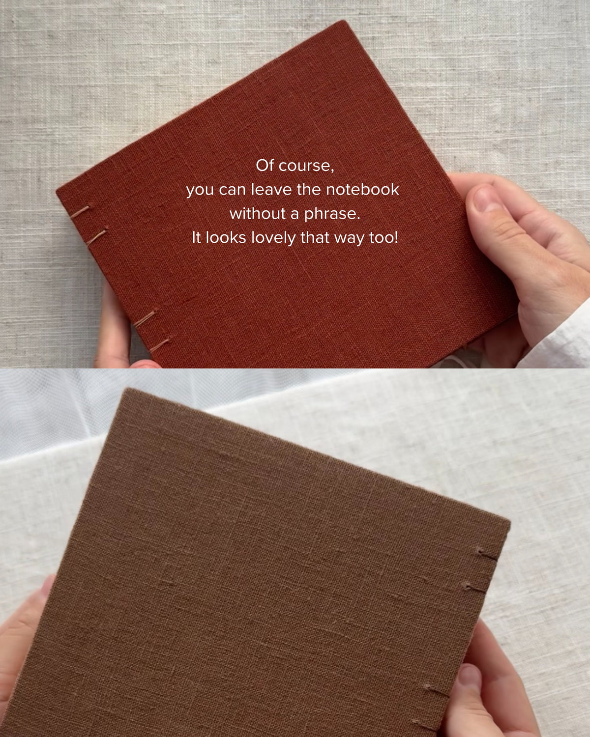 Personalised handmade book 148 mm × 148 mm, sketchbook, photo book