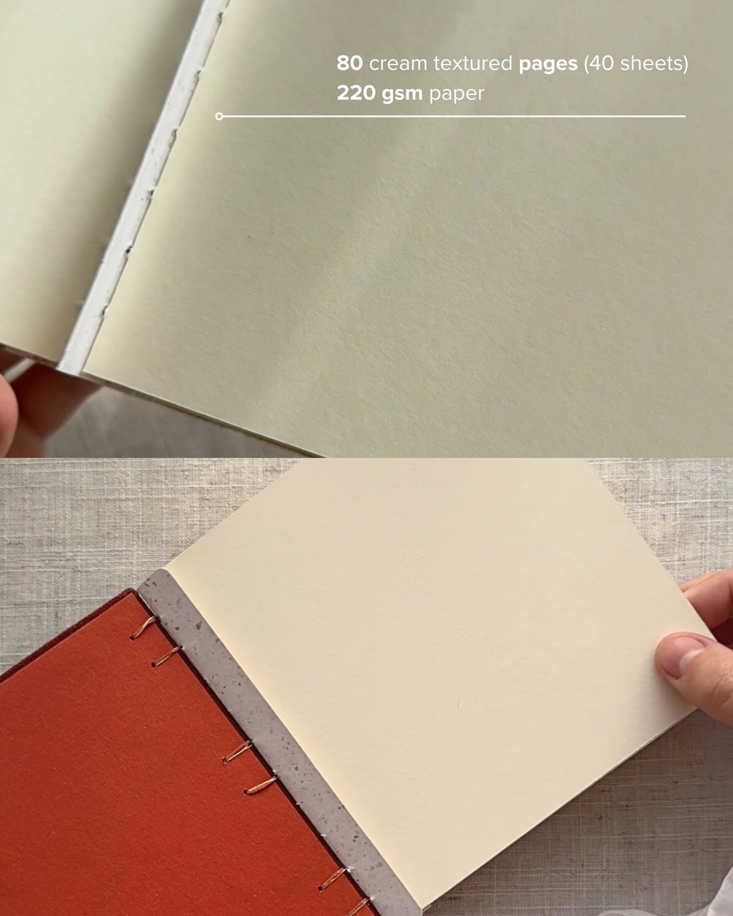 Personalised handmade book 148 mm × 148 mm, sketchbook, photo book