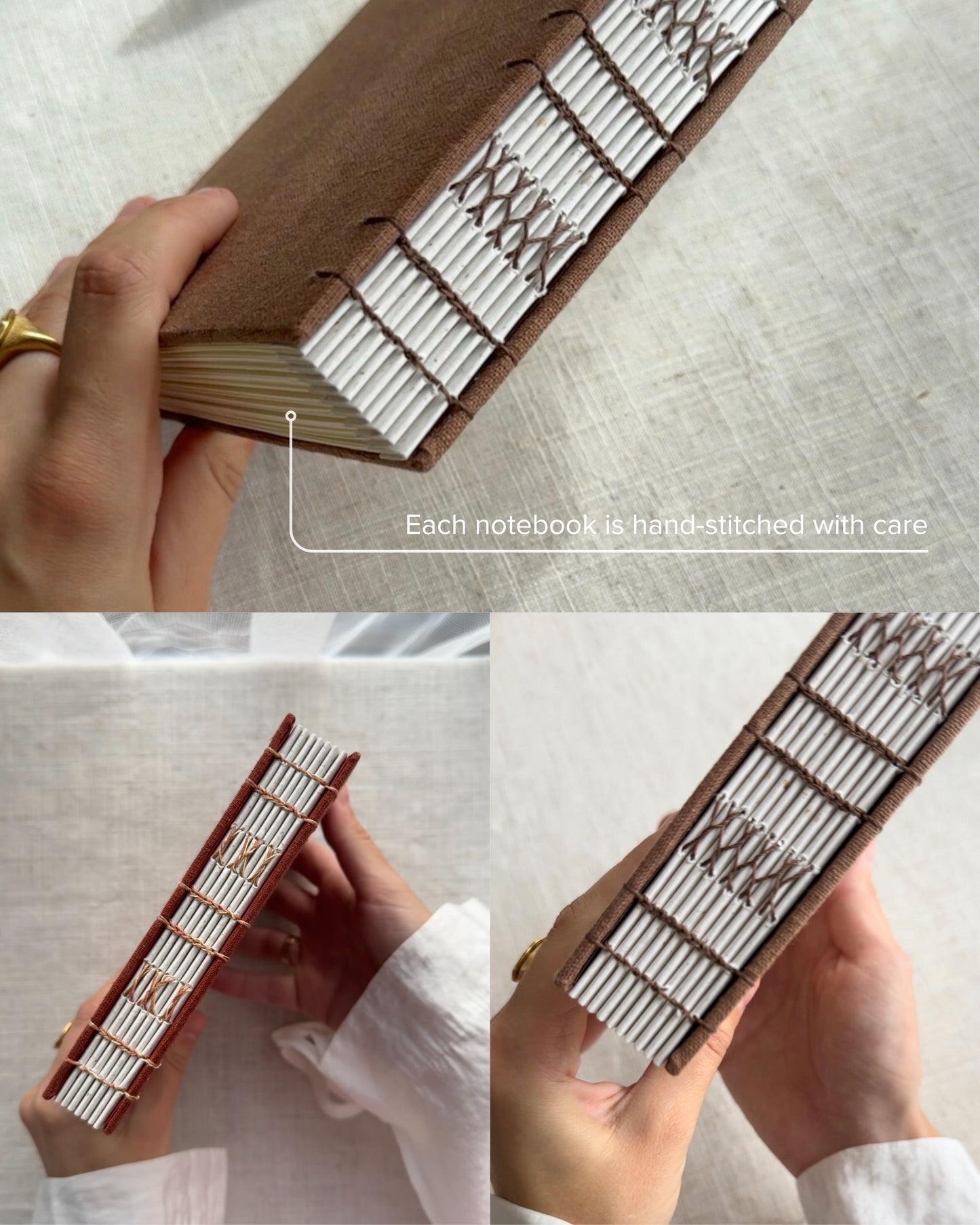 Personalised handmade book 148 mm × 148 mm, sketchbook, photo book