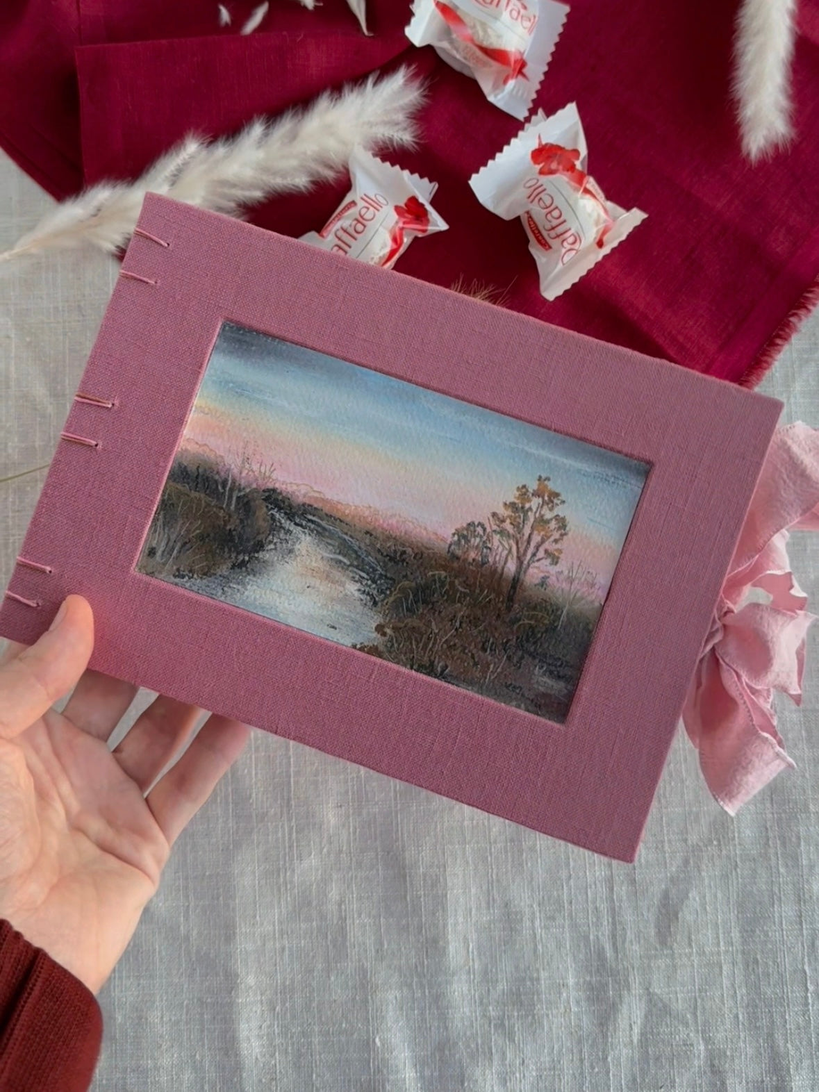 Handmade Landscape Art Notebook