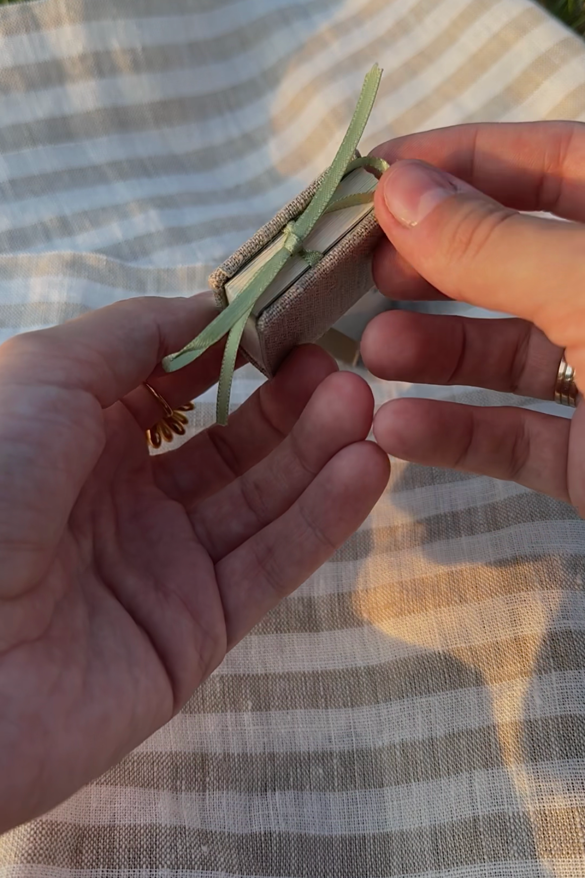 Collection "Happiness in Simplicity", Handmade notebook with acrylic wildflowers