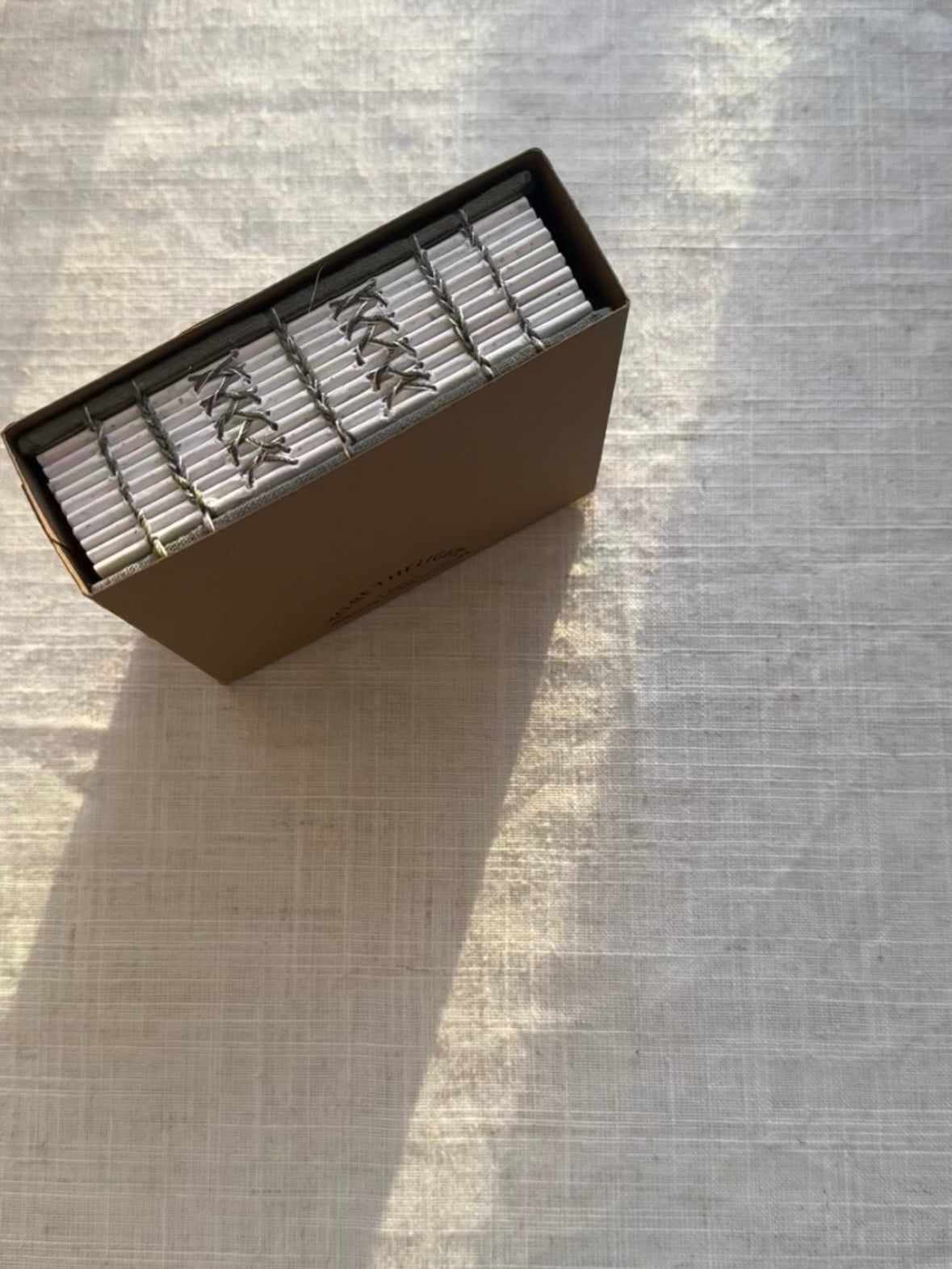 Notebook with painting, sketchbook brown "Golden Shadows"