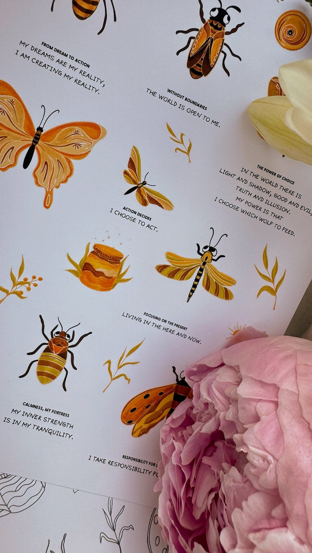 Beautiful stickers "Nature's Inspiration"