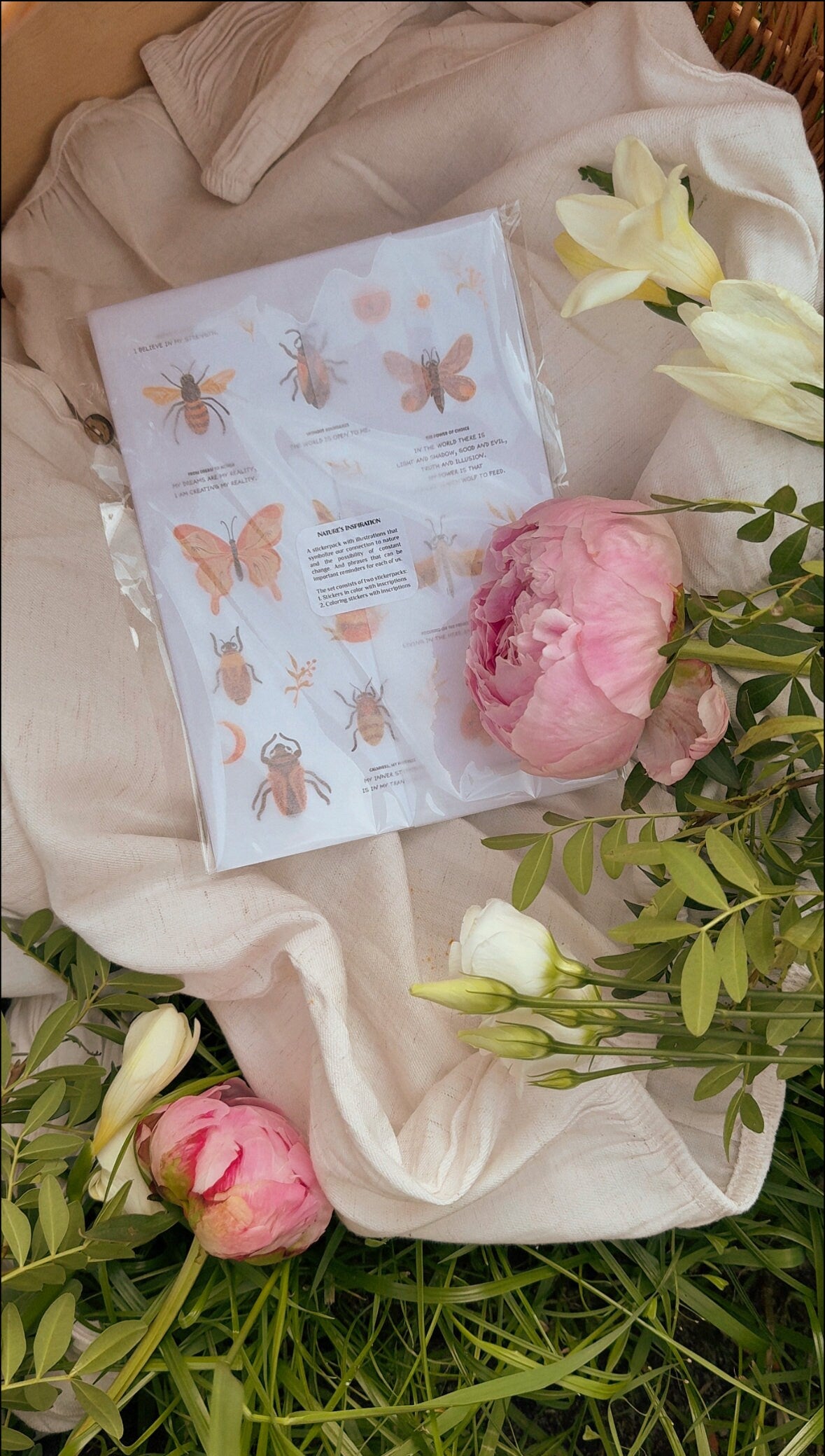 Beautiful stickers "Nature's Inspiration"