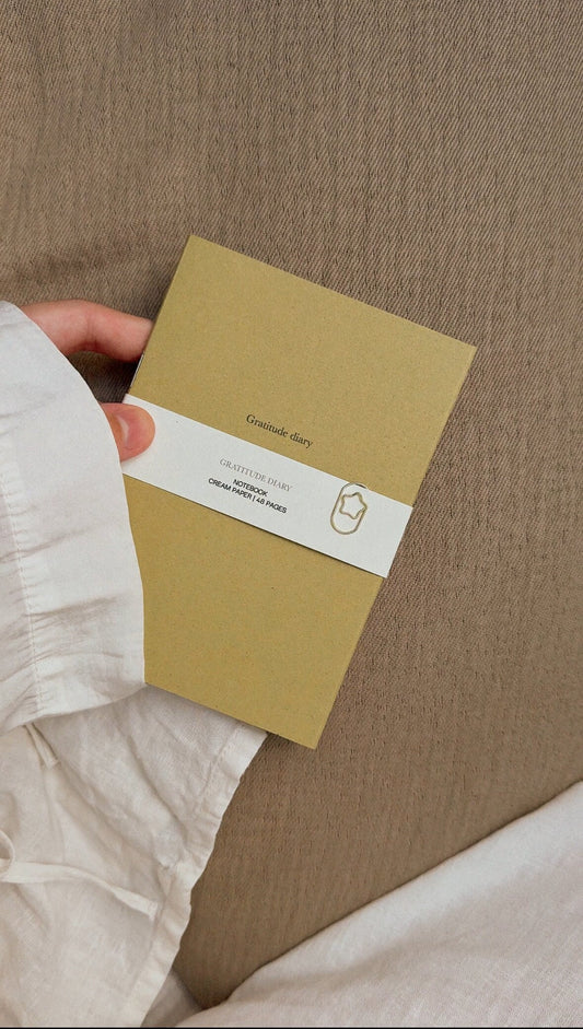 Gratitude journal, A6, handmade