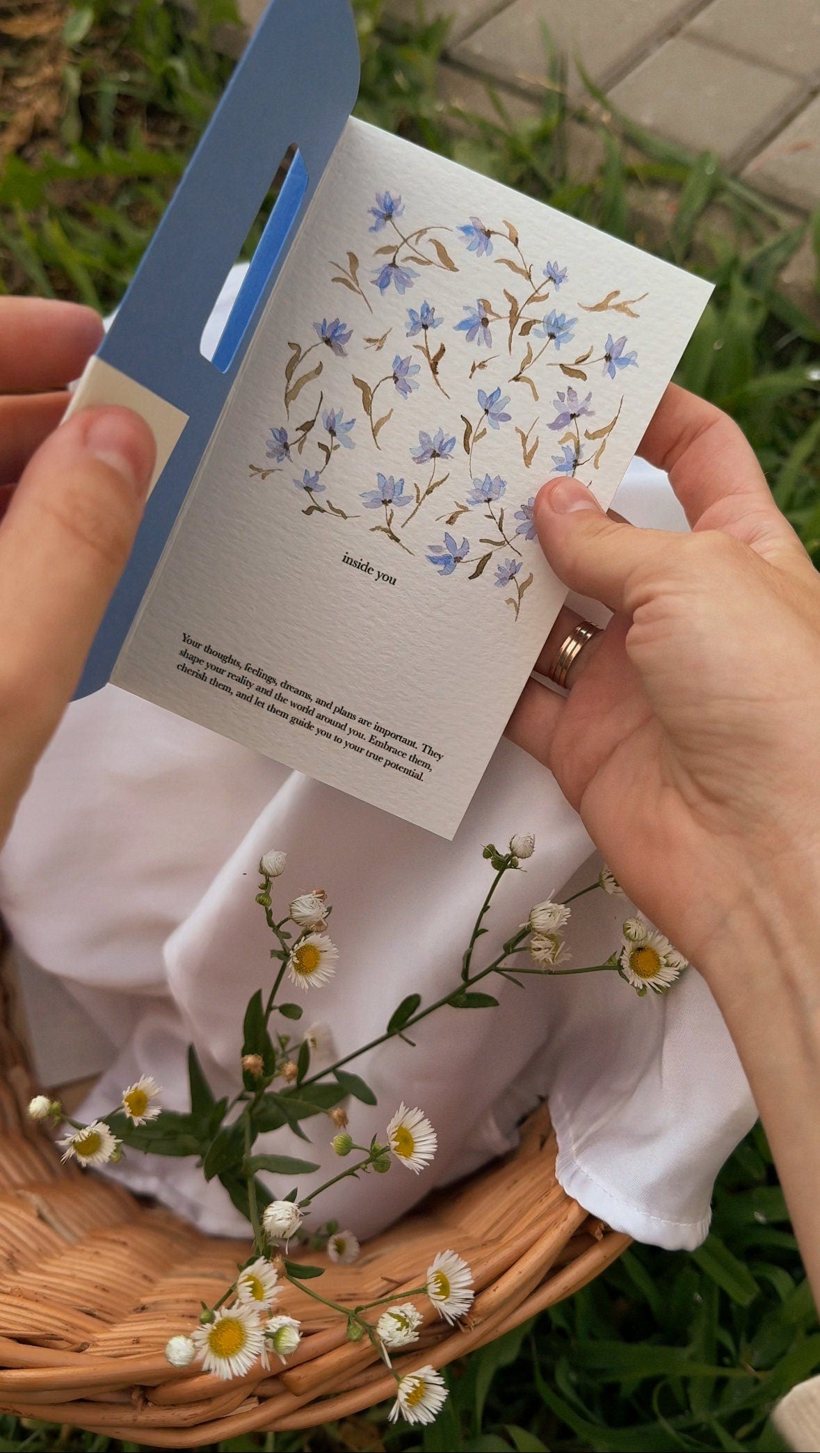 Notebook A6 with watercolour illustration