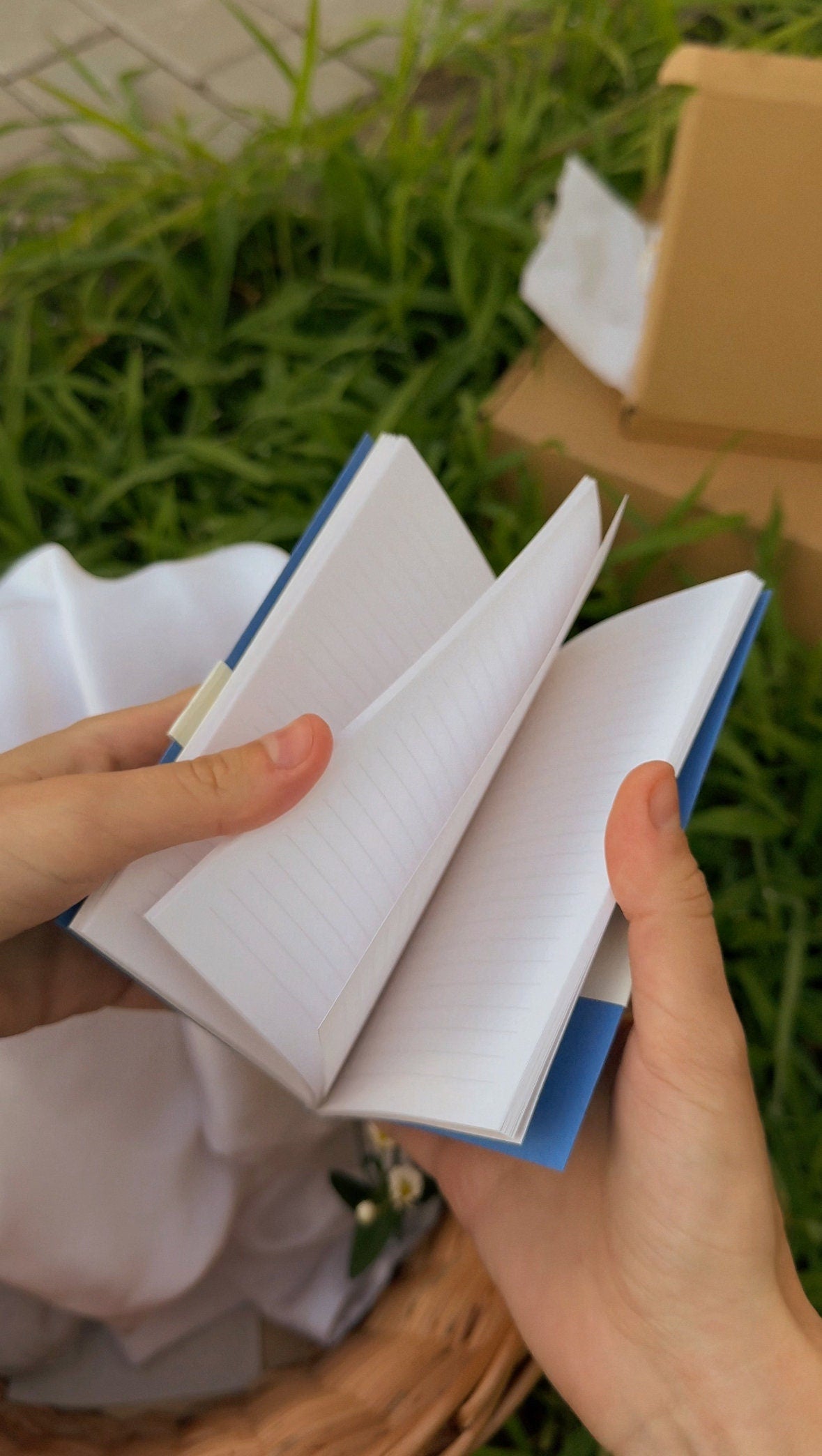 Notebook A6 with watercolour illustration