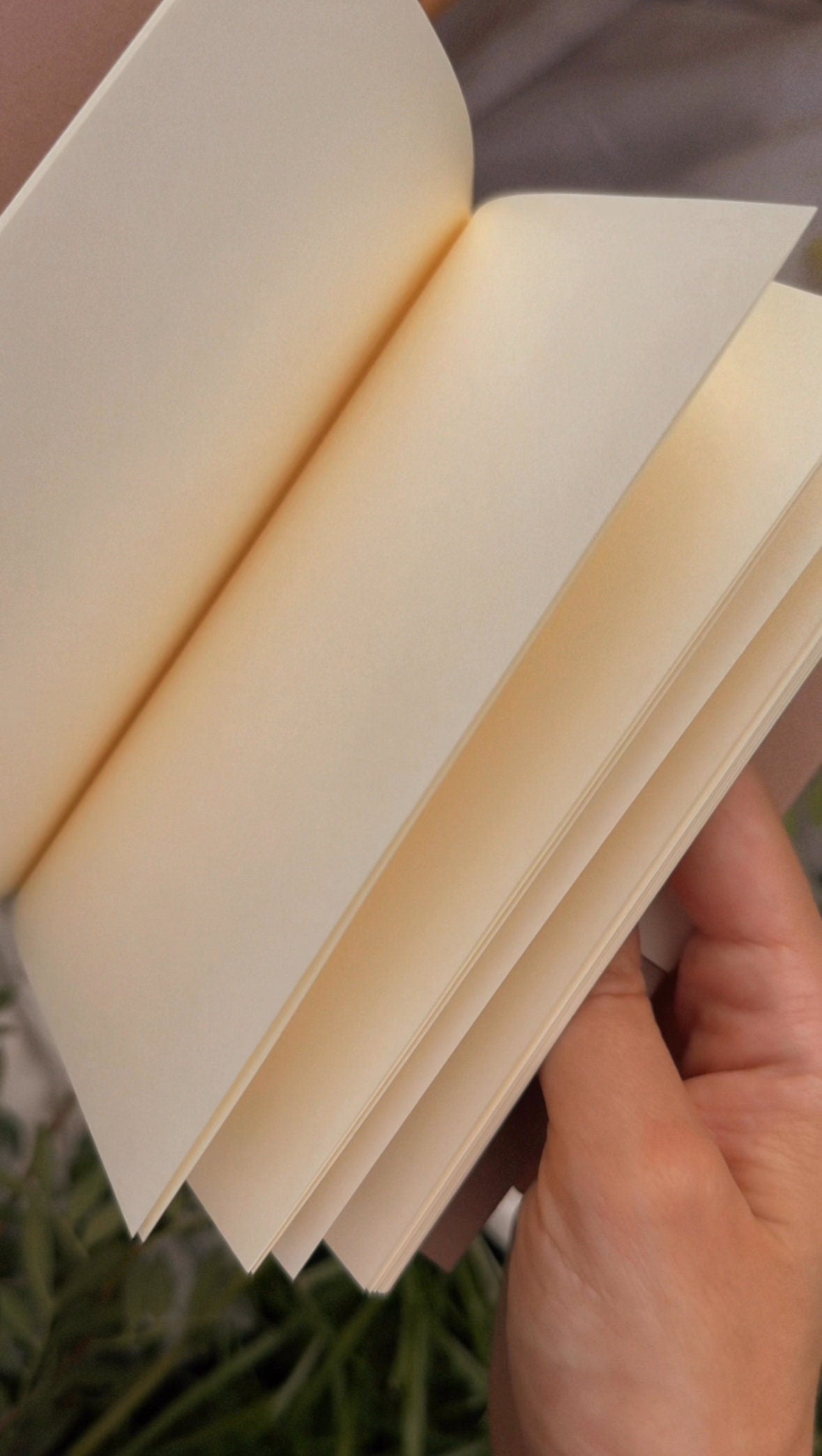 Travelers journal A6, pocket notebook with an envelope