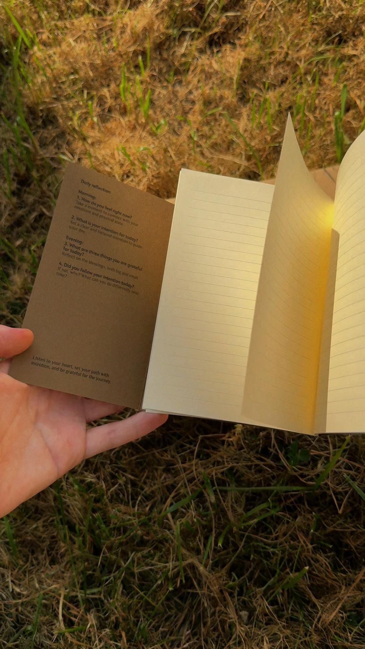 Handmade A6 self care journal "Conscious Life"