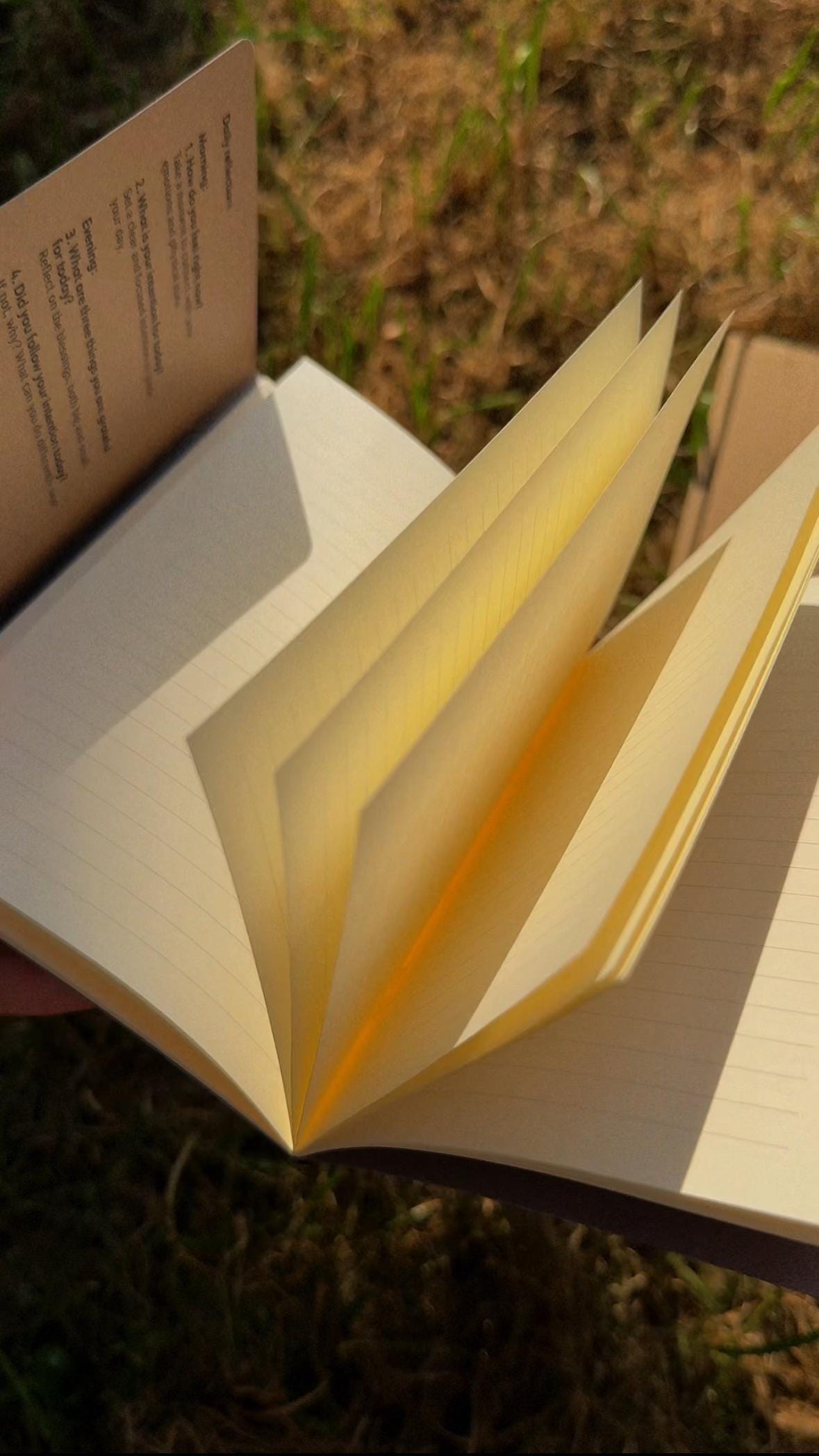 Handmade A6 self care journal "Conscious Life"