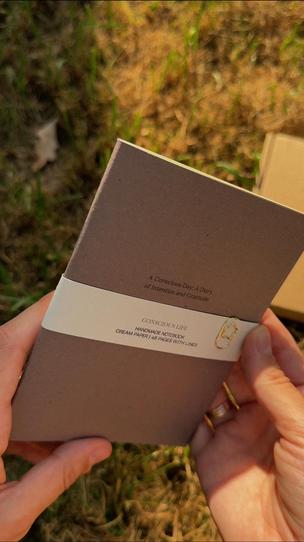 Handmade A6 self care journal "Conscious Life"