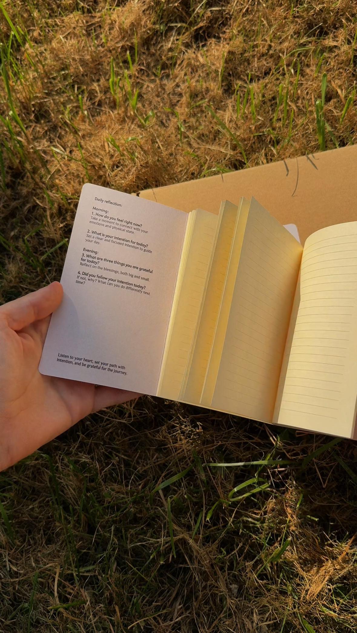 Handmade A6 self care journal "Conscious Life"