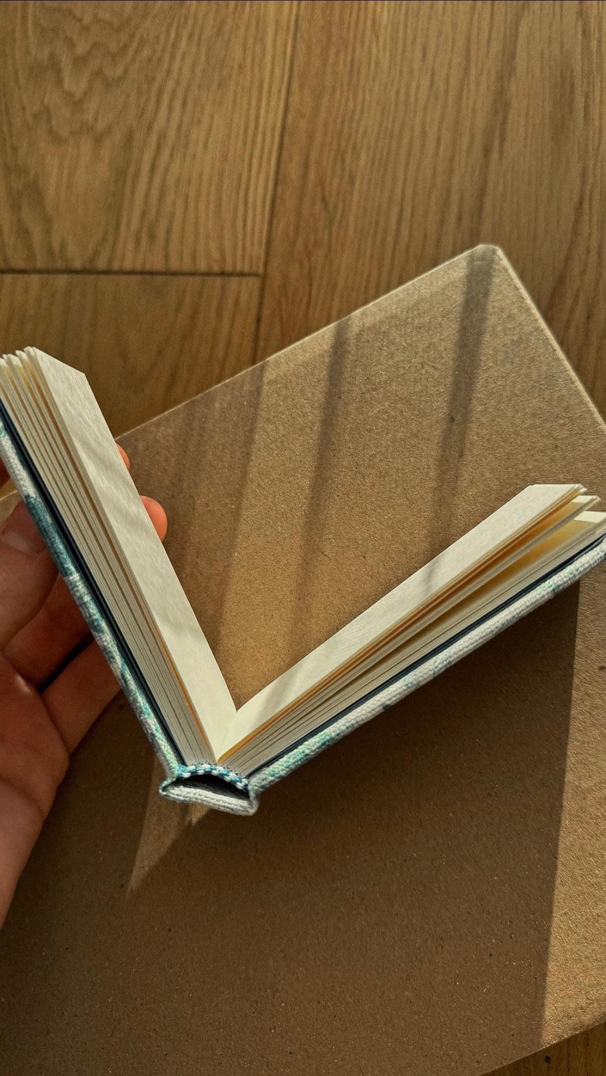 Small handmade notebook