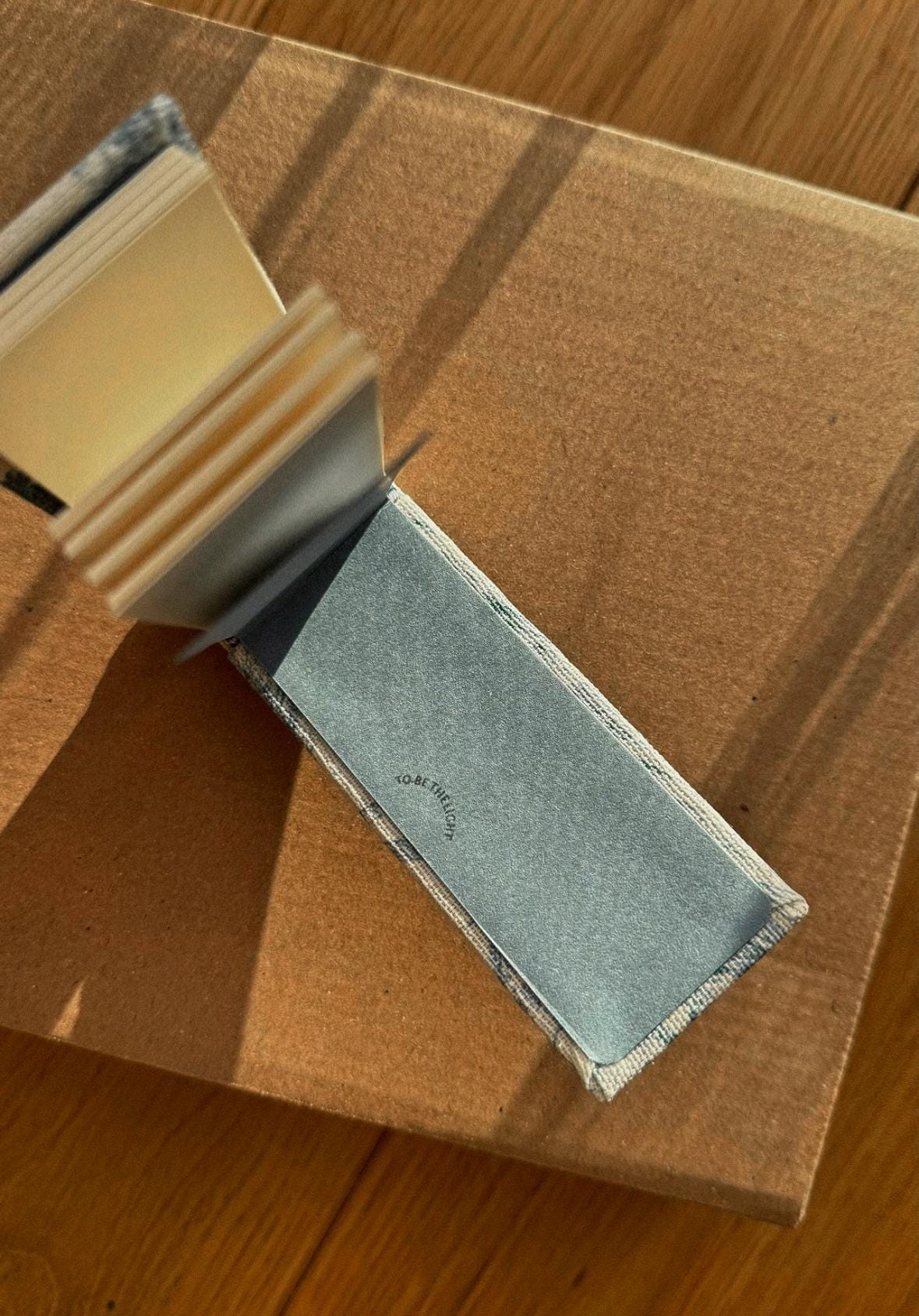 Small handmade notebook