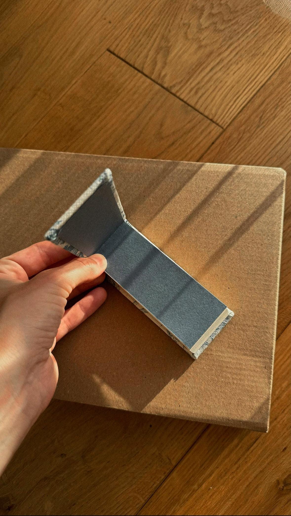 Small handmade notebook