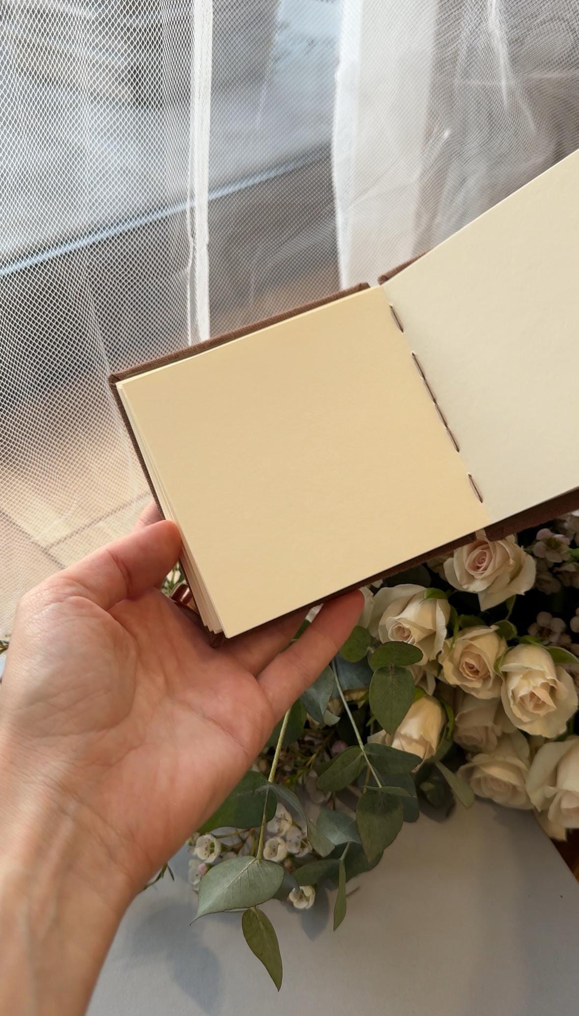 Notebook with watercolour painting, sketchbook