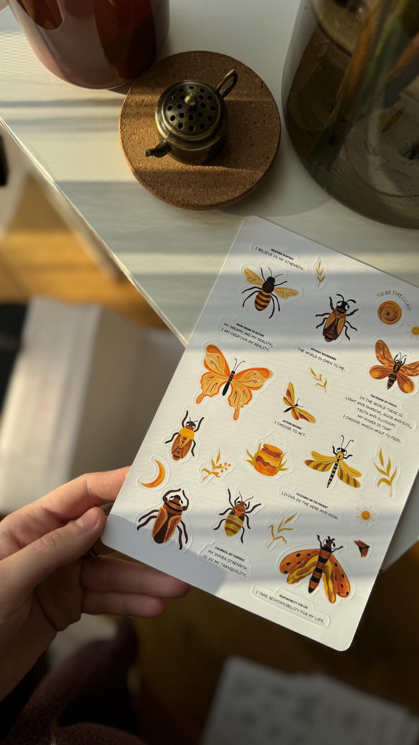 Beautiful stickers "Nature's Inspiration"