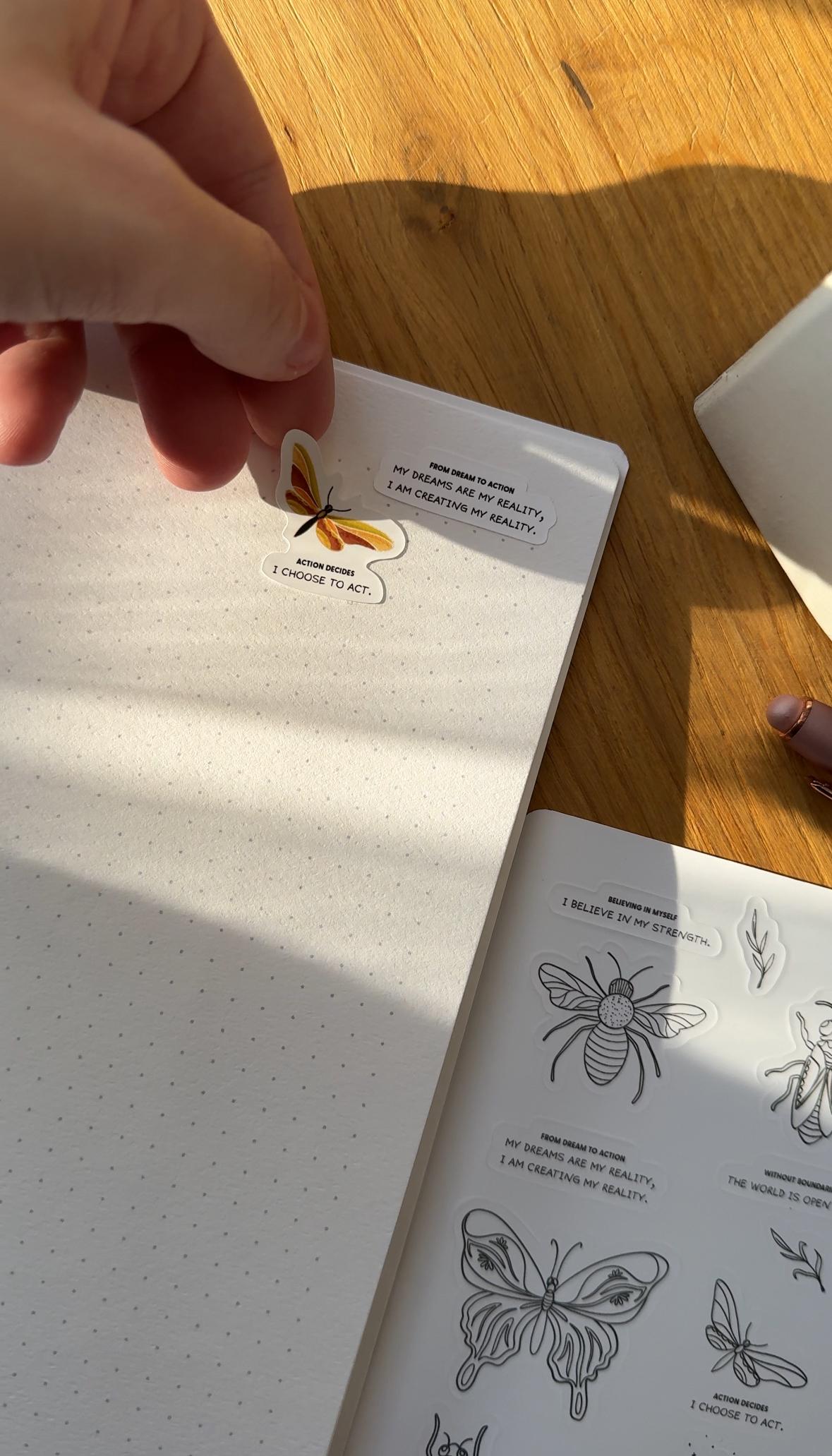 Beautiful stickers "Nature's Inspiration"