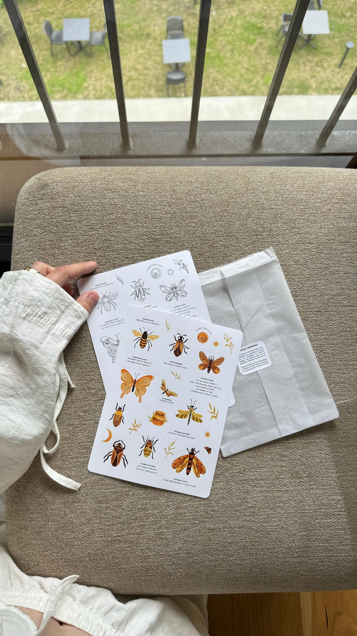 Beautiful stickers "Nature's Inspiration"