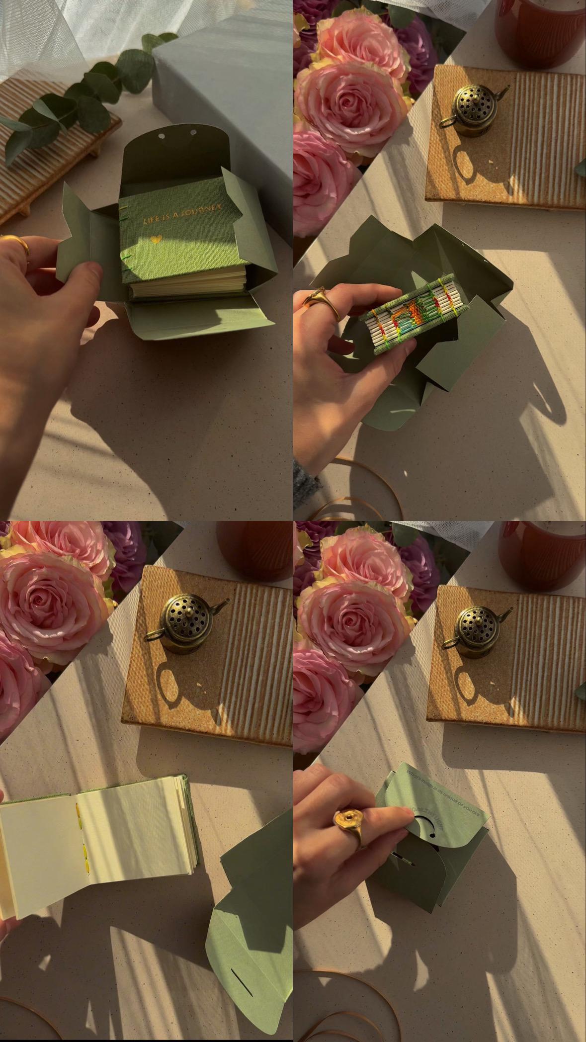 Small notebook, sketchbook, mini photo book