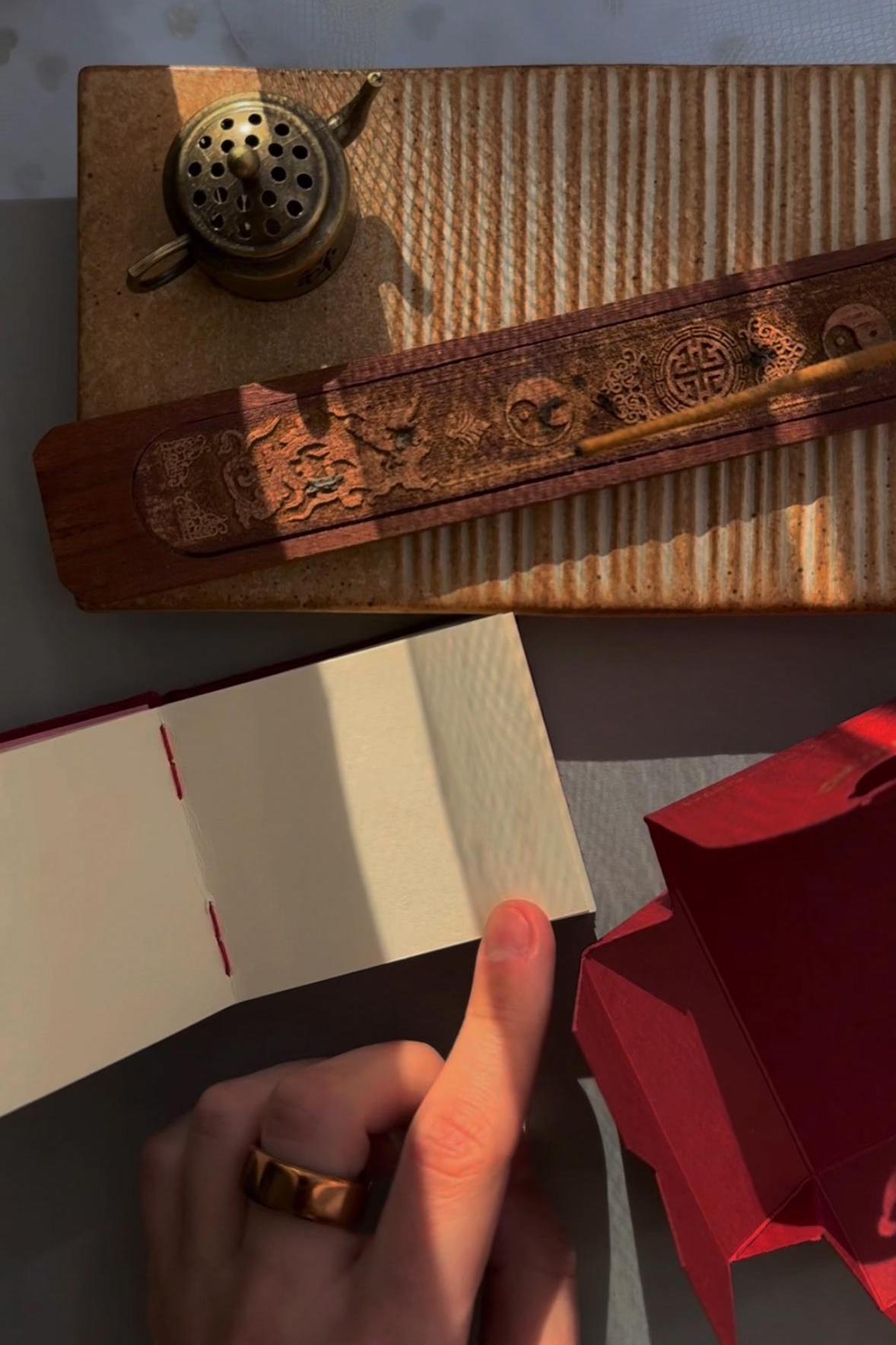 Small notebook, sketchbook, mini photo book