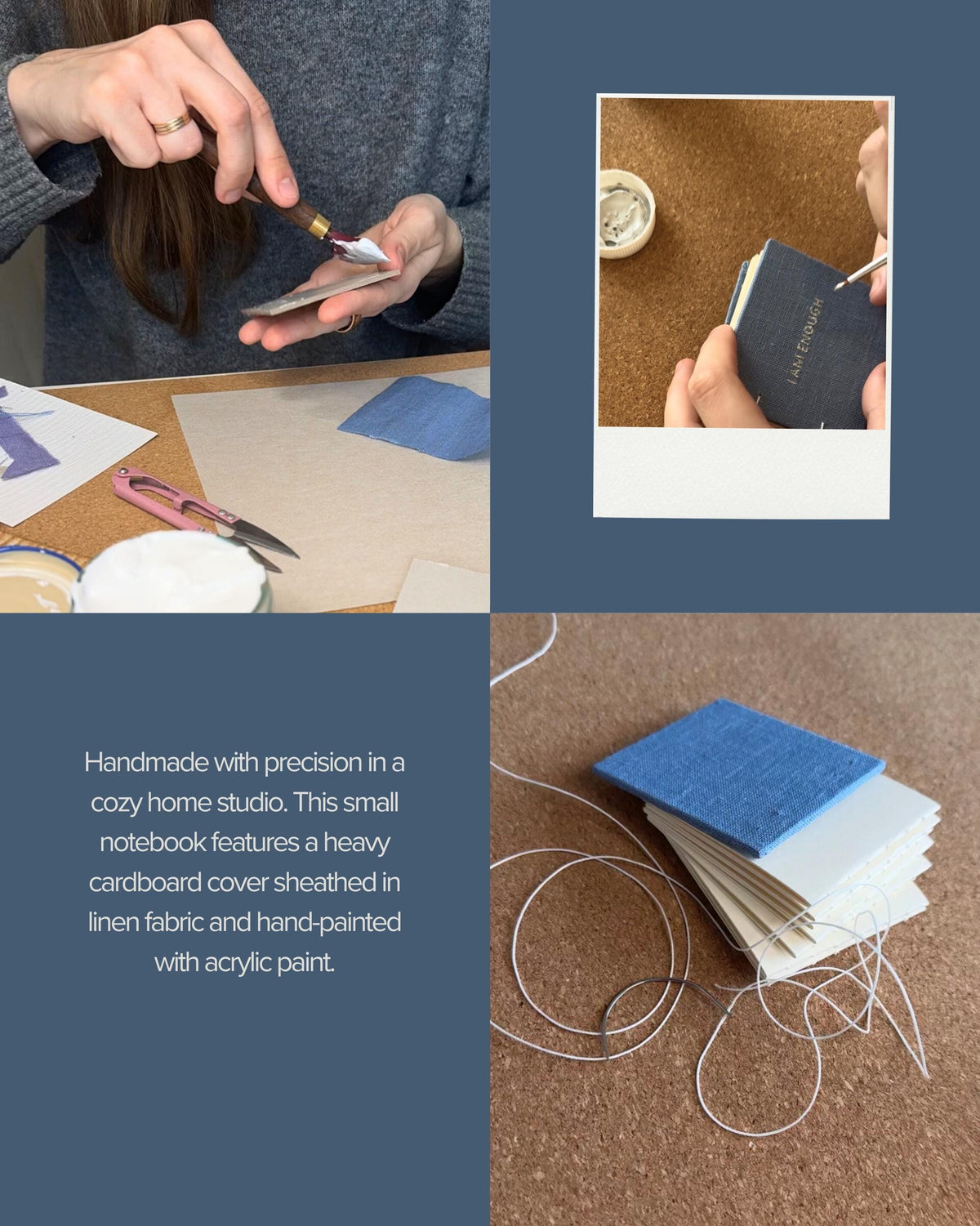 Small notebook "I am enough", sketchbook, photo book