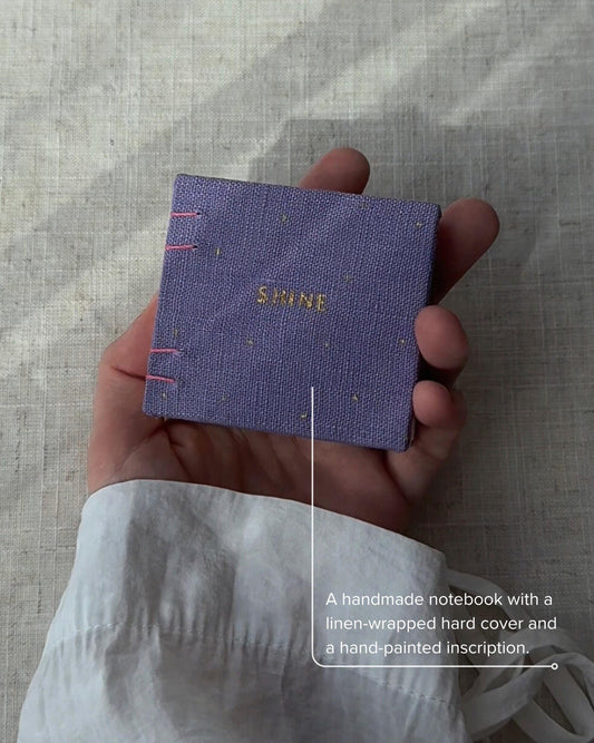 Small notebook "Shine", sketchbook, photo book