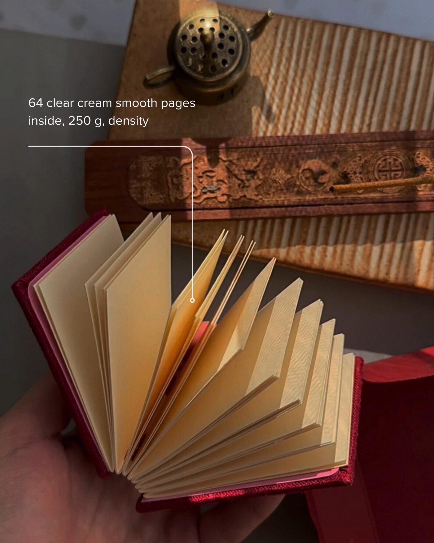 Small notebook, sketchbook, mini photo book