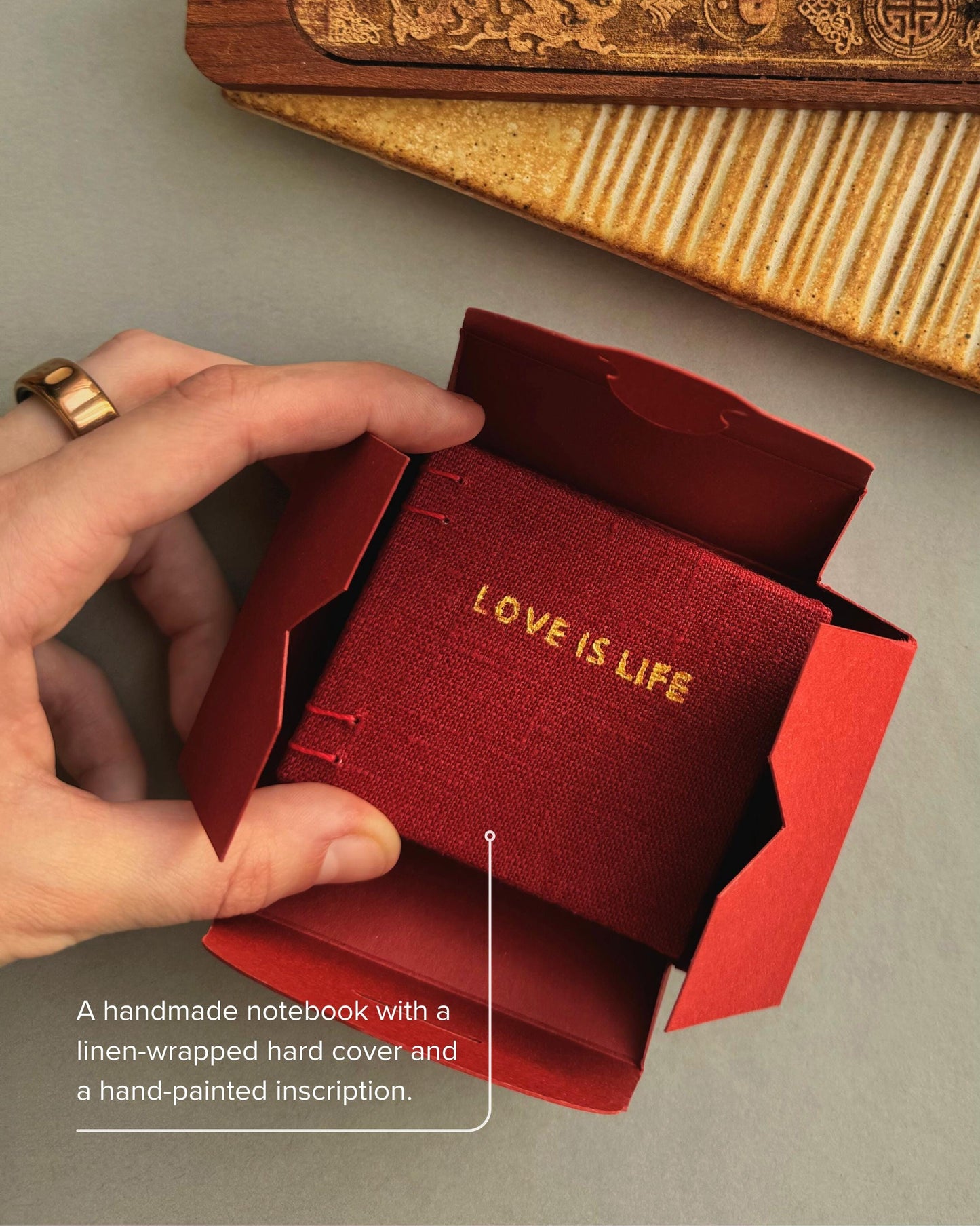 Small notebook, sketchbook, mini photo book