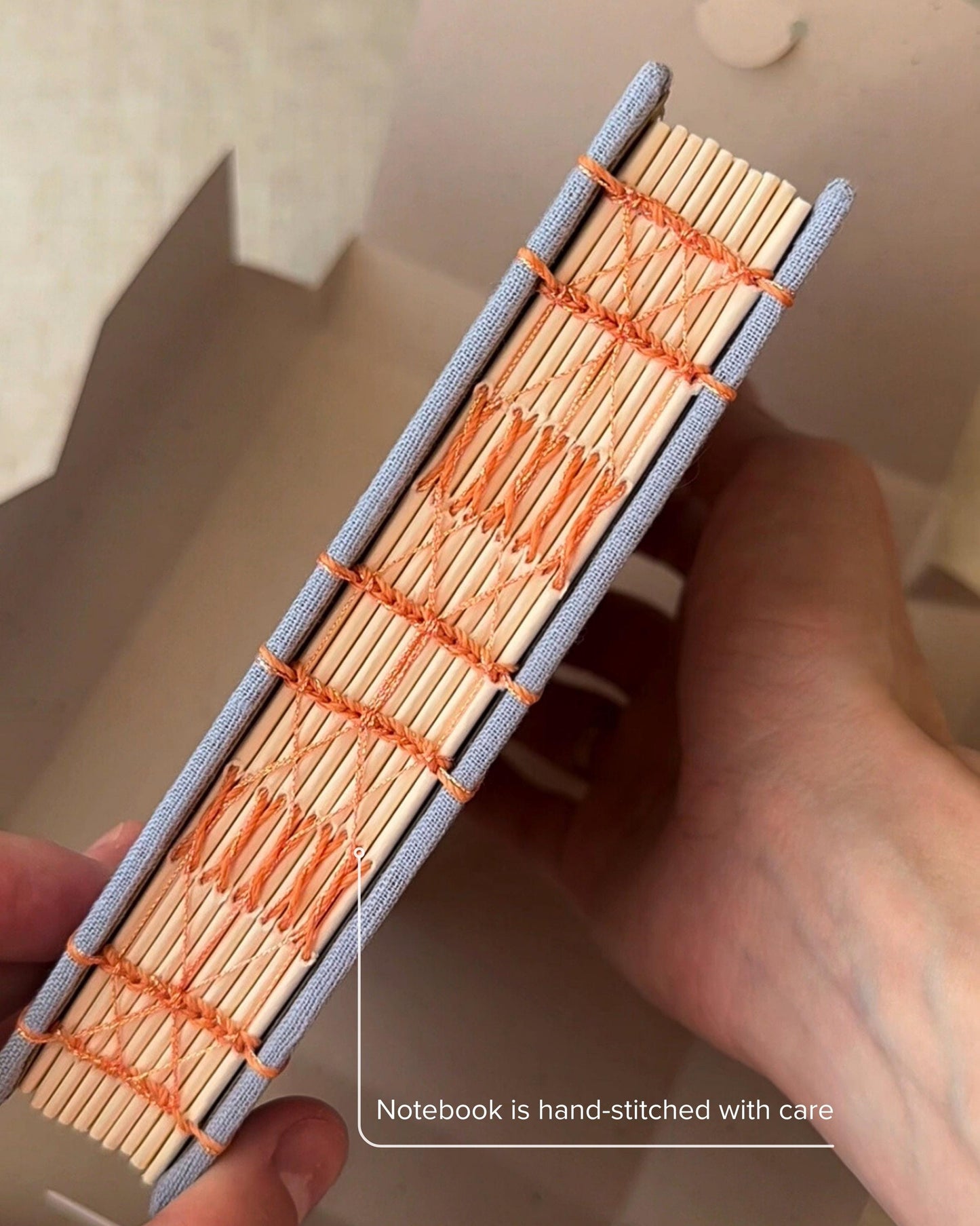 One of a kind notebook with original acrylic painting, sketchbook