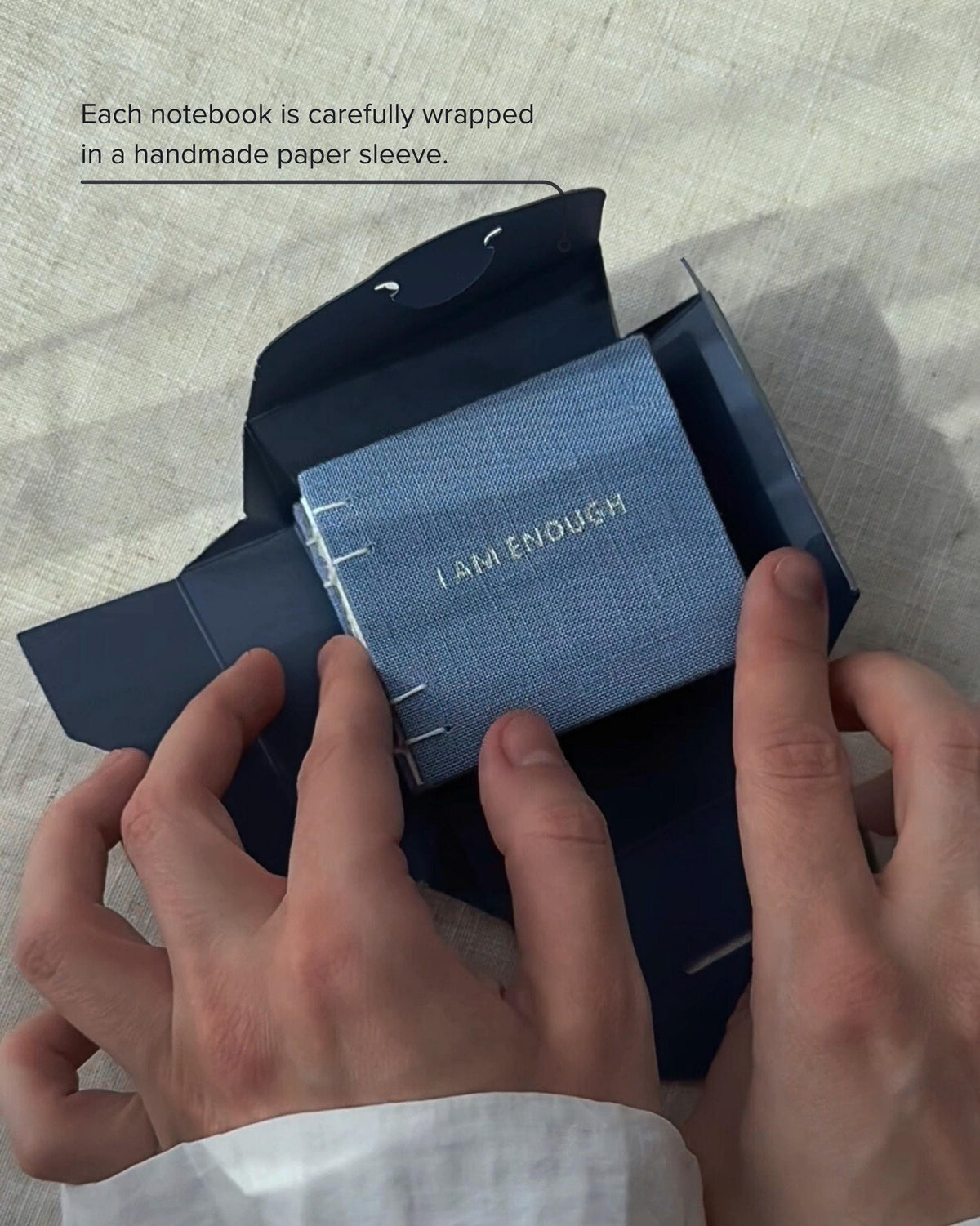 Small notebook "I am enough", sketchbook, photo book