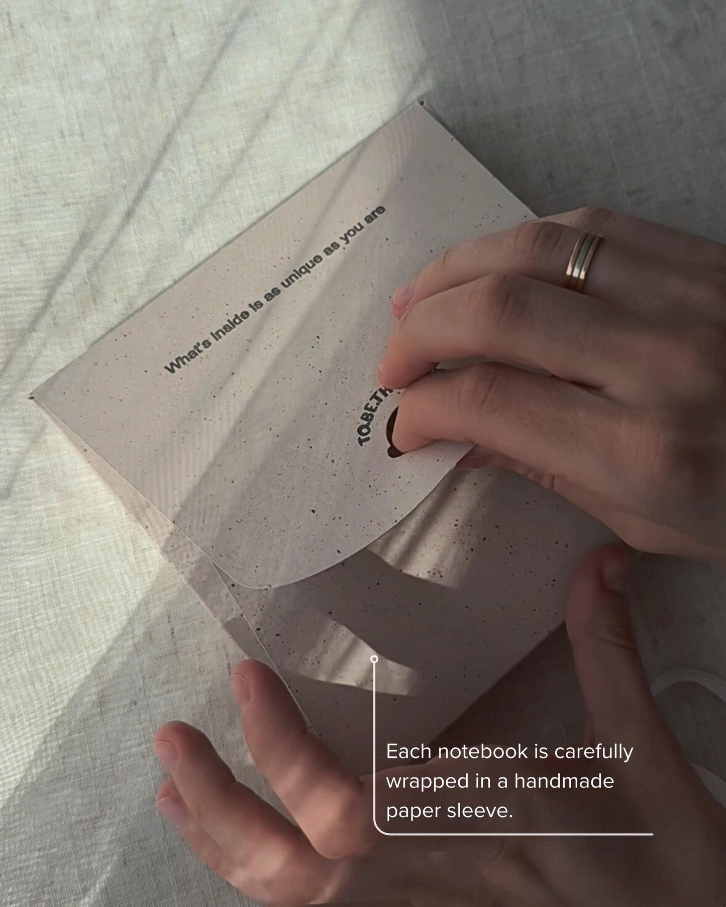 One of a kind notebook with original watercolour painting, sketchbook