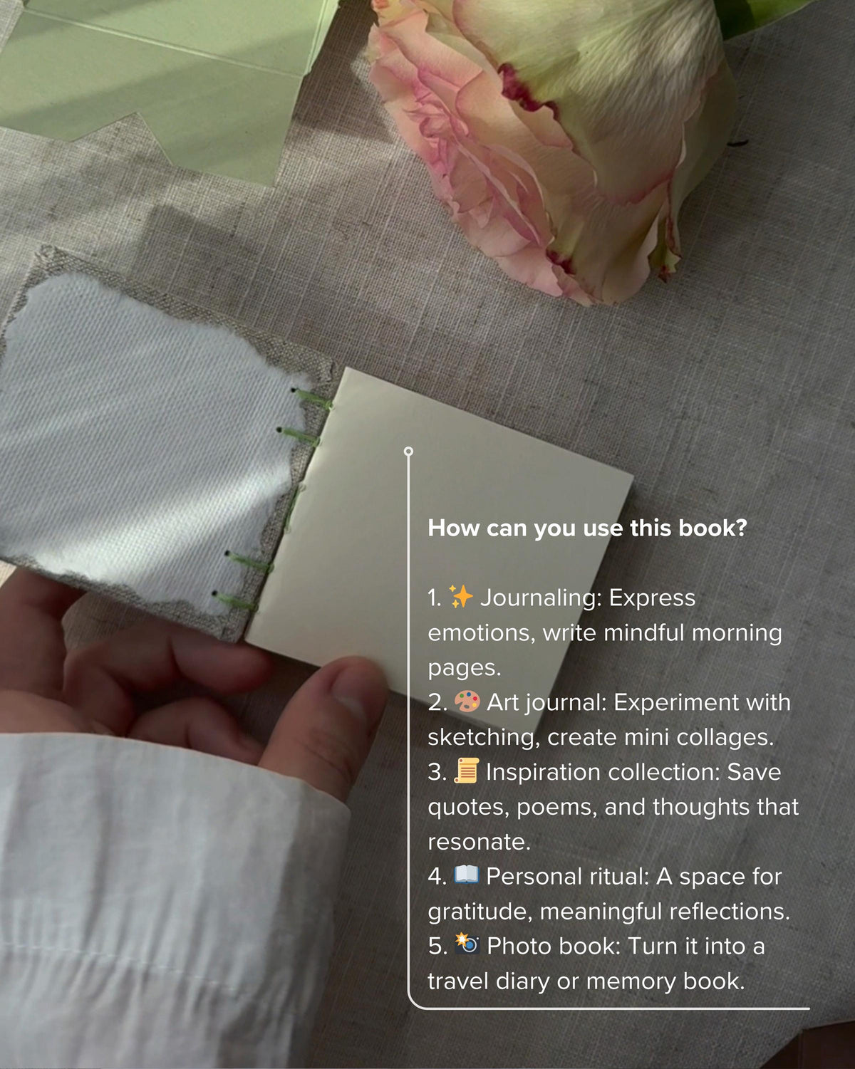 Small notebook, sketchbook, photo book