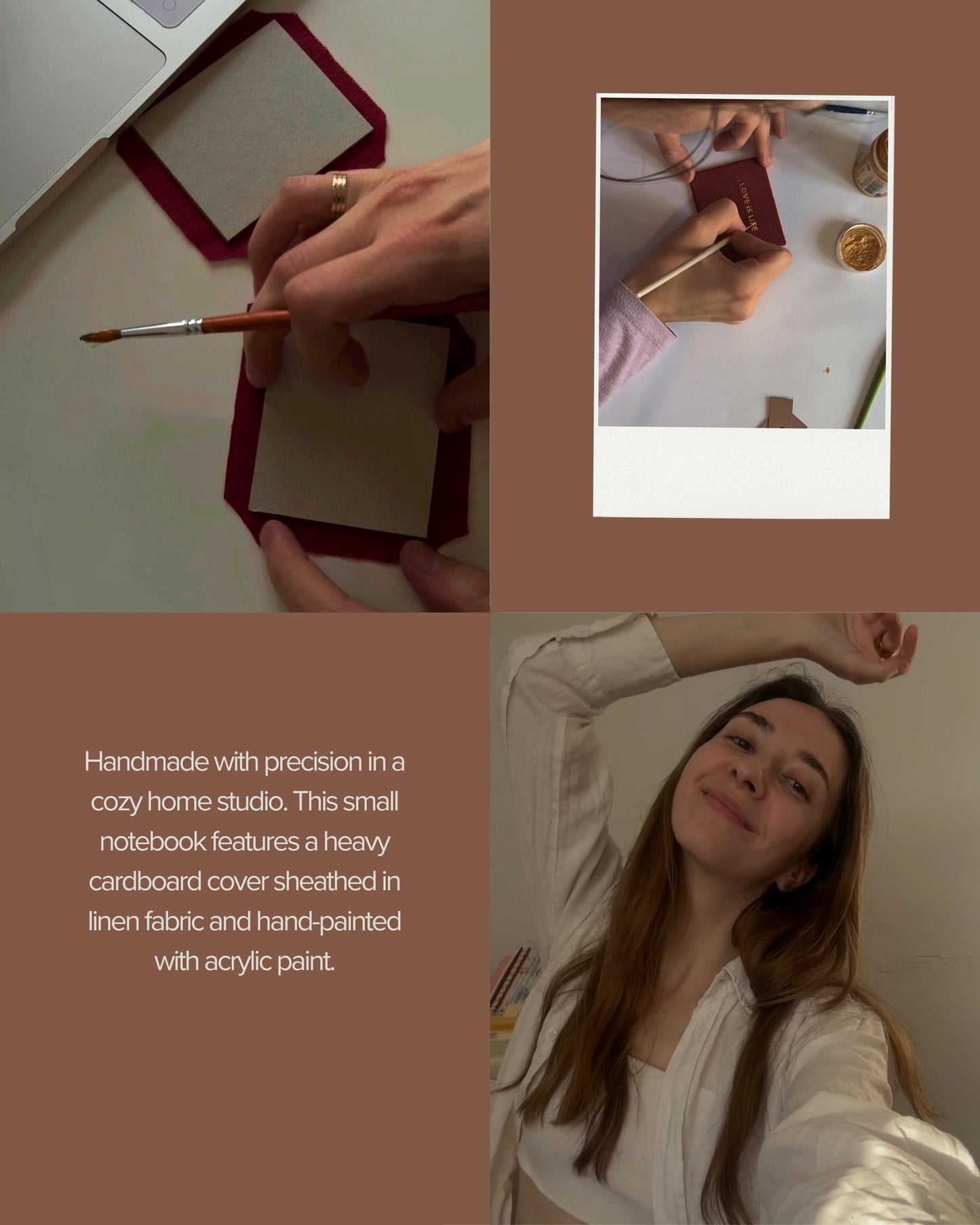 Small notebook, sketchbook, mini photo book