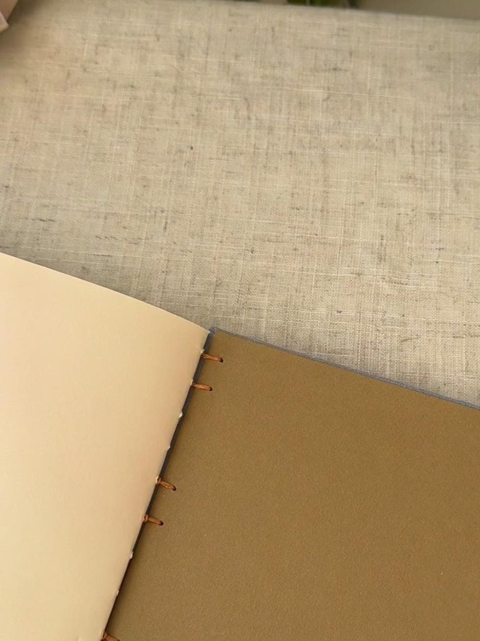 One of a kind notebook with original acrylic painting, sketchbook