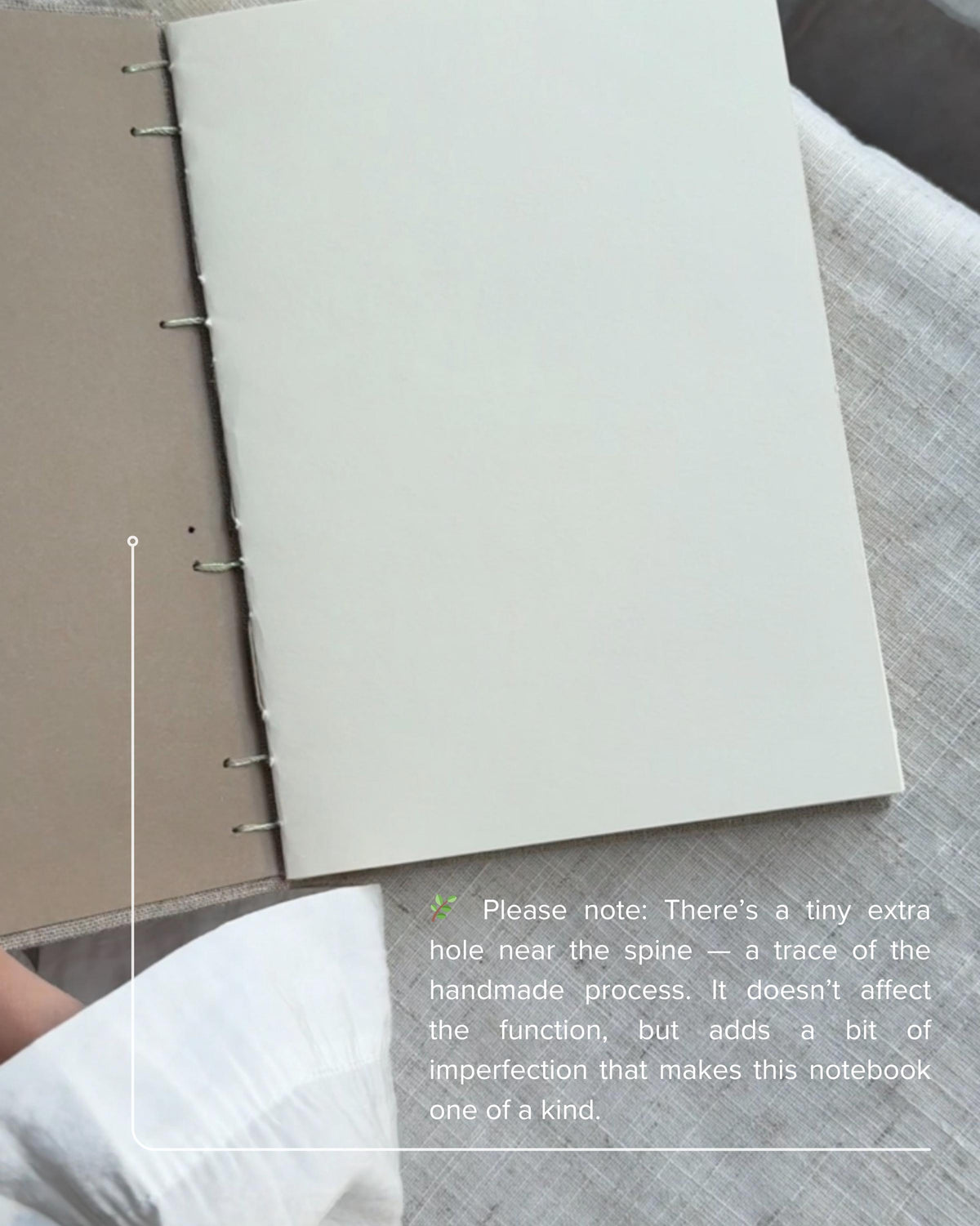 Large notebook A5 with acrylic wildflowers, one of a kind sketchbook