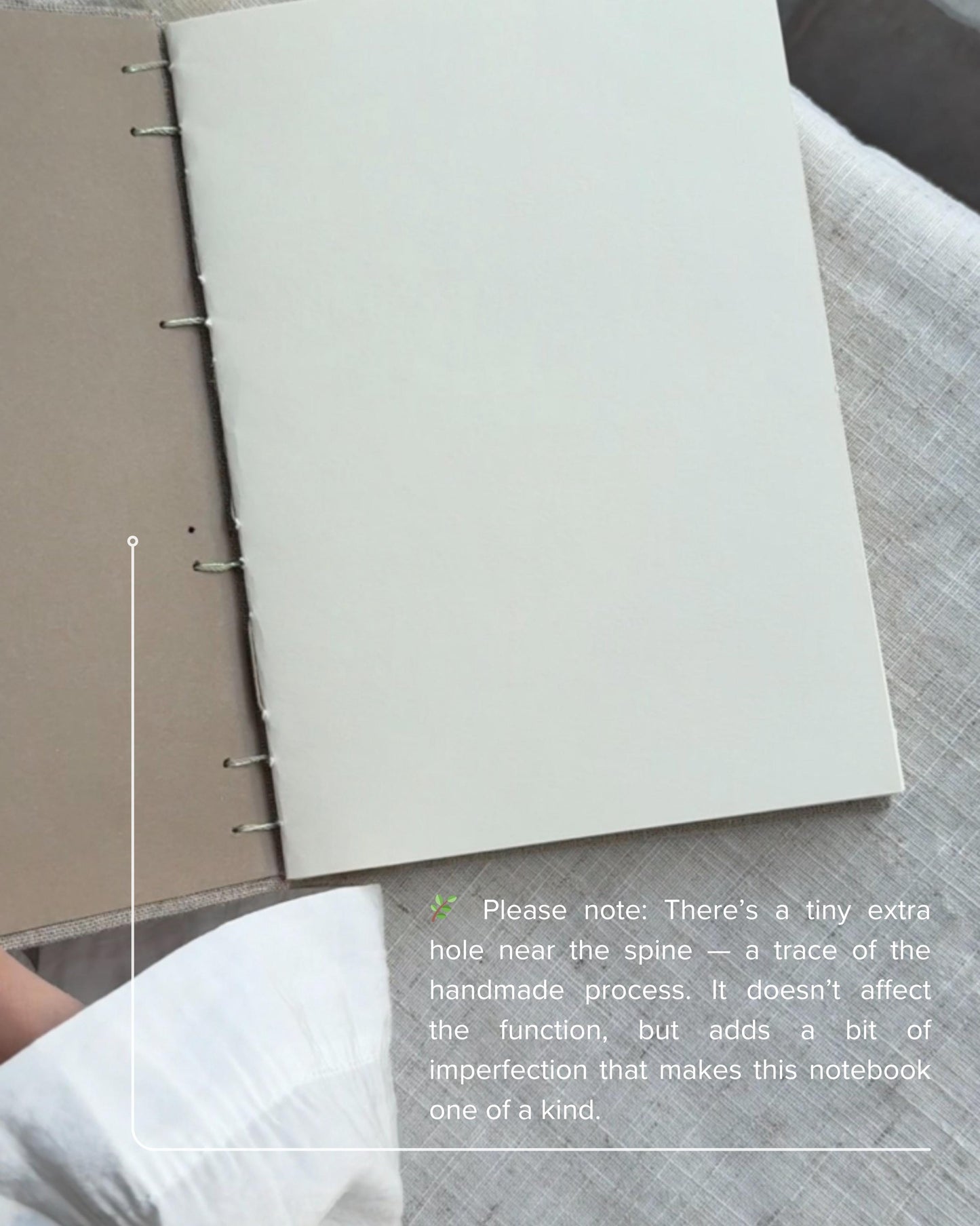 Large notebook A5 with acrylic wildflowers, one of a kind sketchbook