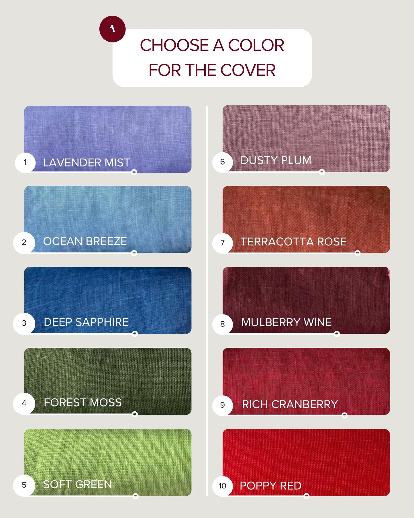 Handmade personalised notebook