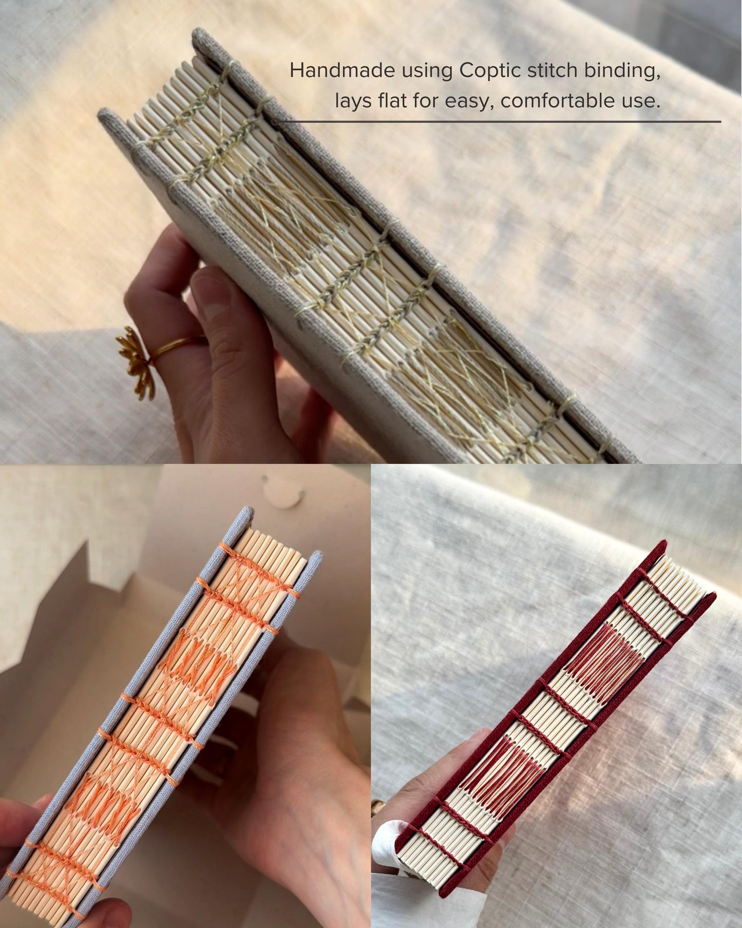 Personalised gift, custom handmade book with quote