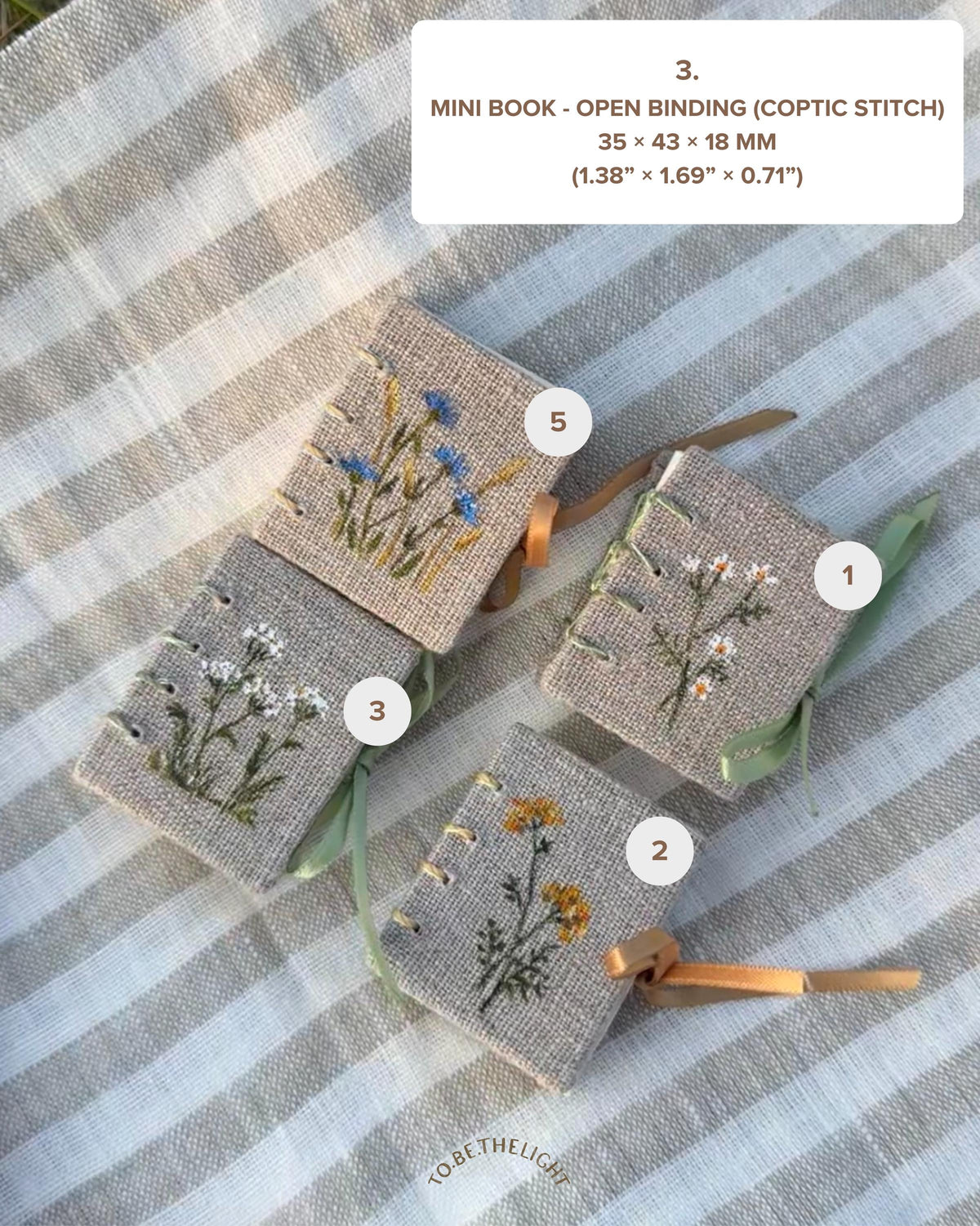 Collection "Happiness in Simplicity", Handmade notebook with acrylic wildflowers