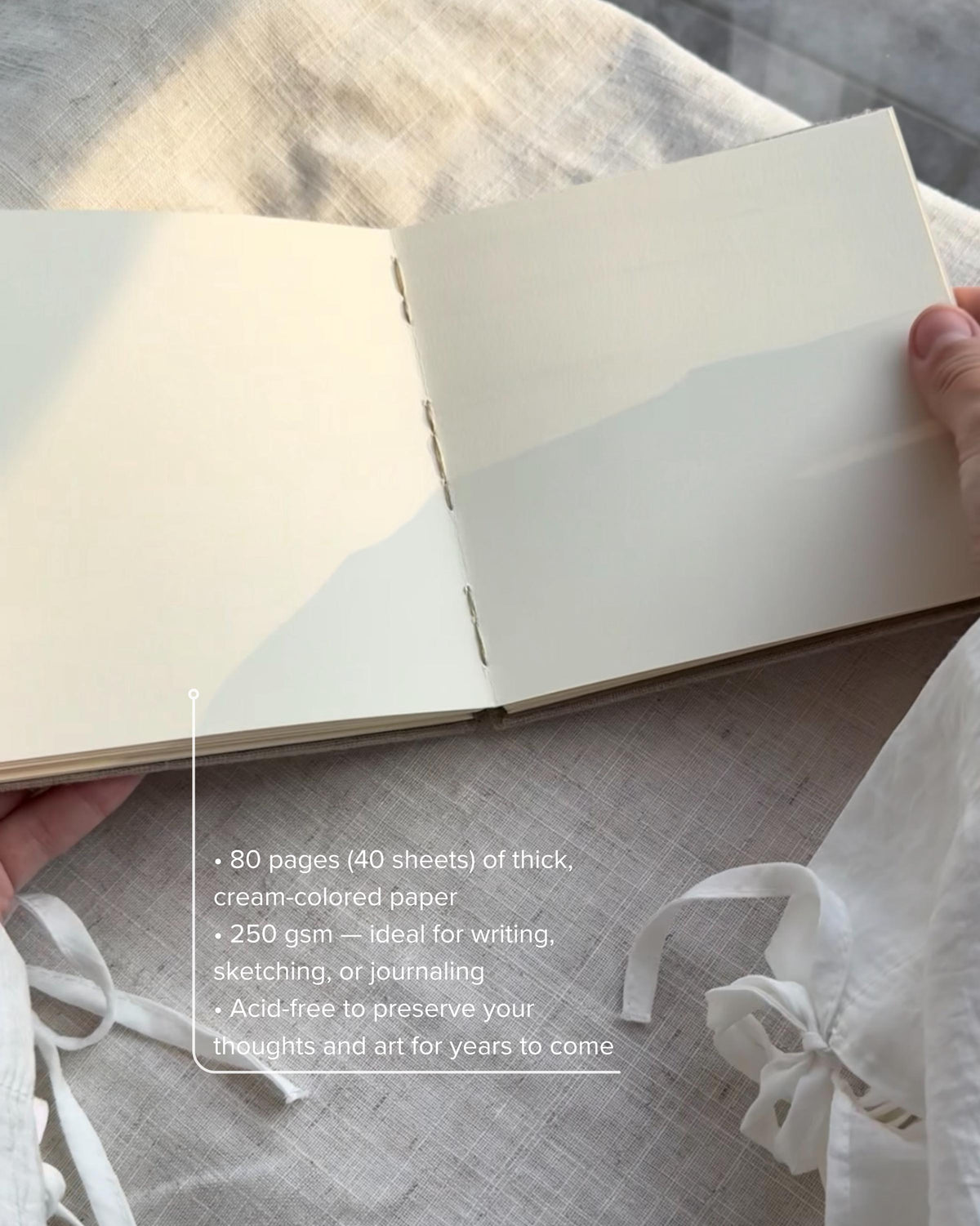 Notebook with acrylic wildflowers, one of a kind