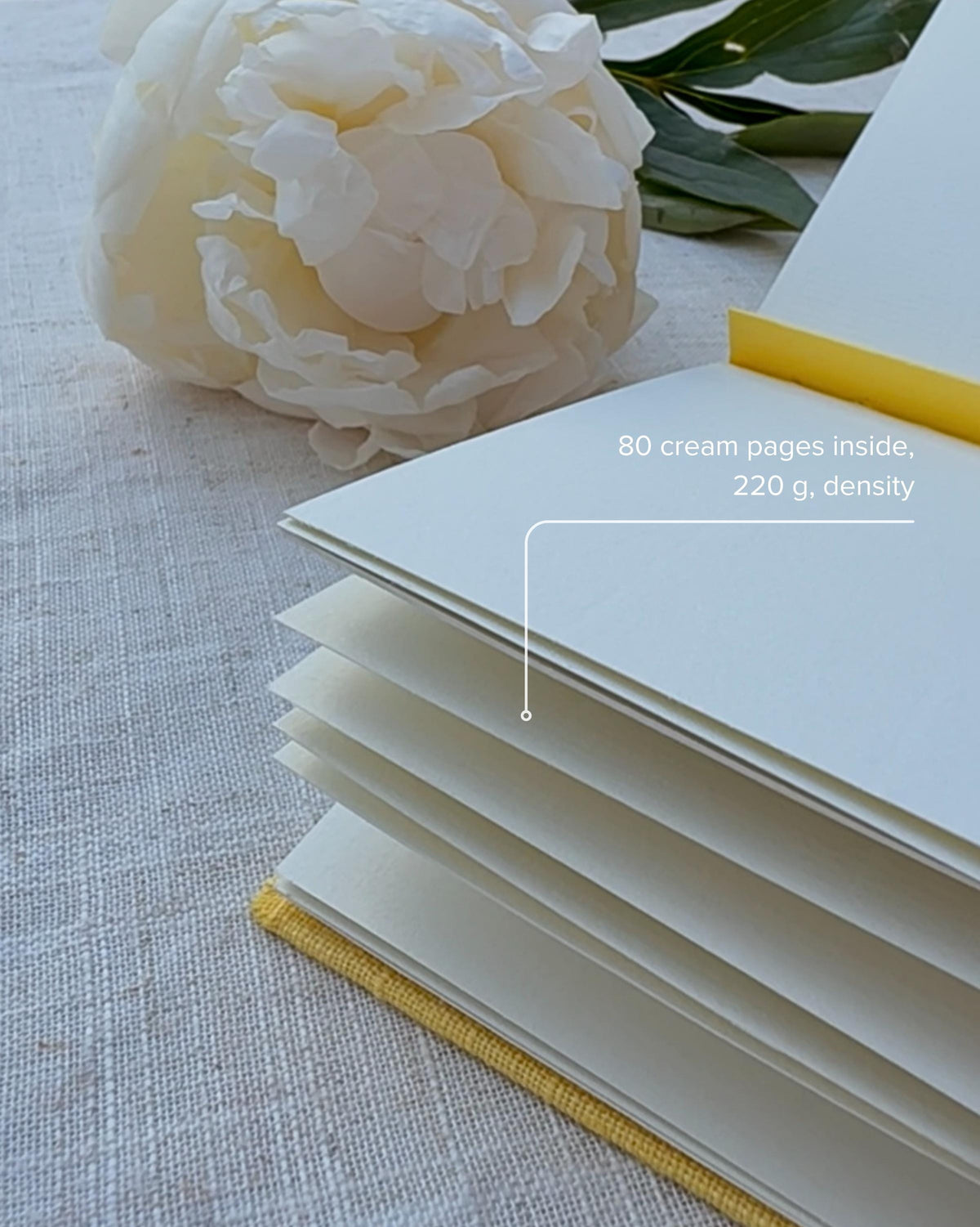 Notebook with painting, sketchbook