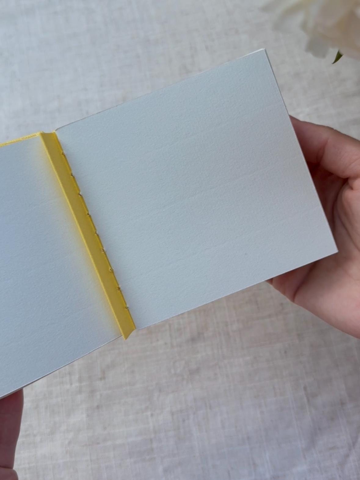 Notebook with painting, sketchbook