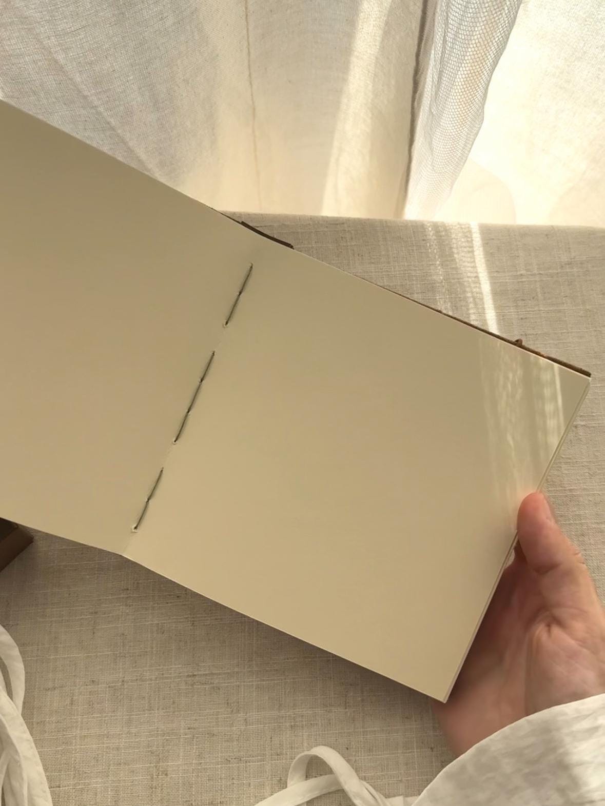 One of a kind notebook with watercolor illustration, sketchbook