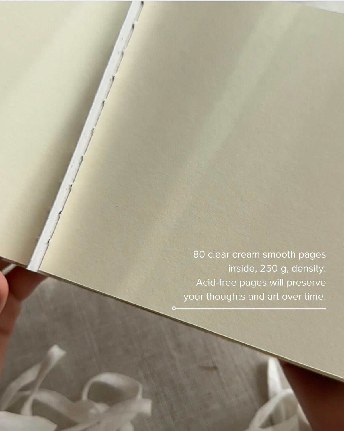 Handmade notebook with watercolor painting + postcard