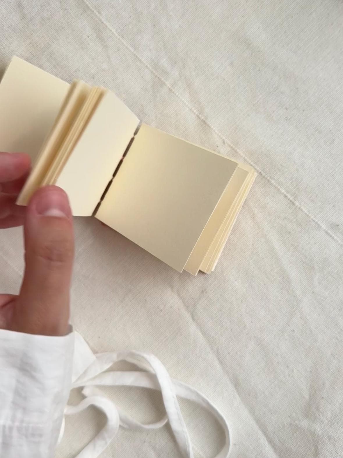 Small notebook with peony watercolour, sketchbook, mini photo book