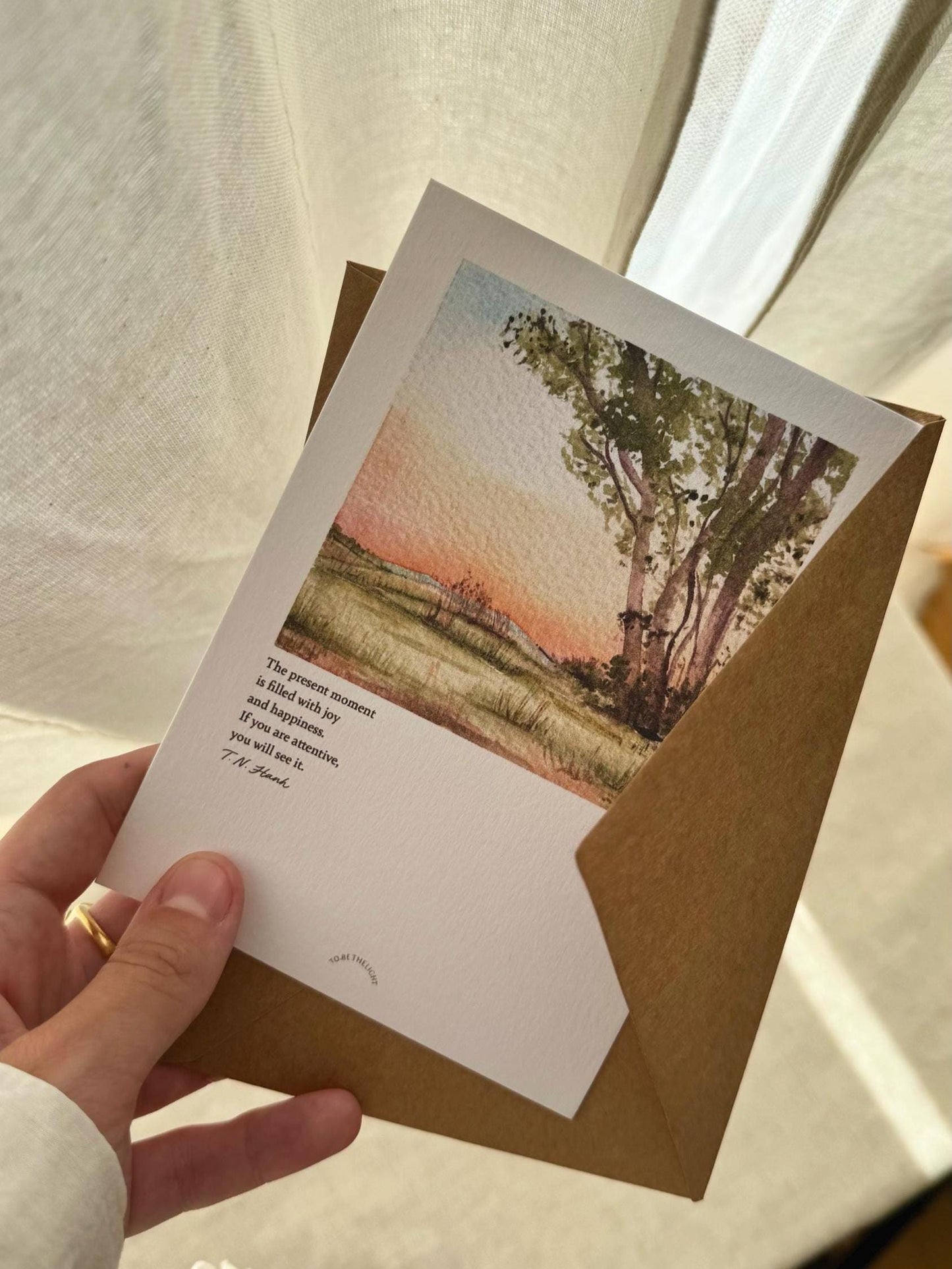 Little reminders card, mindful postcard