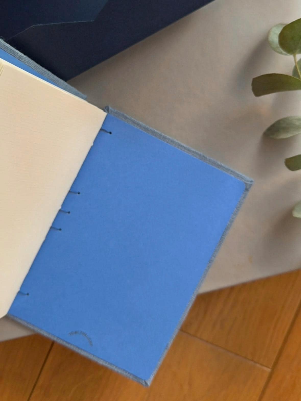 Notebook with watercolour painting, sketchbook