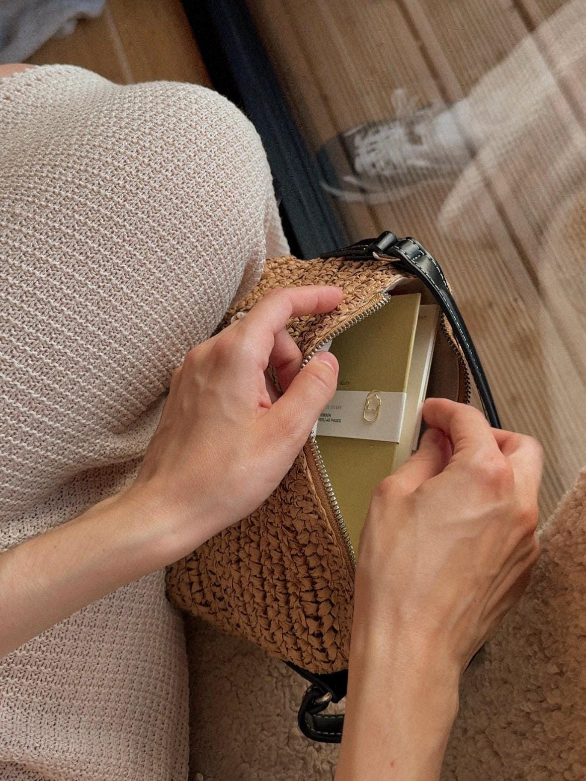 Gratitude journal, A6, handmade